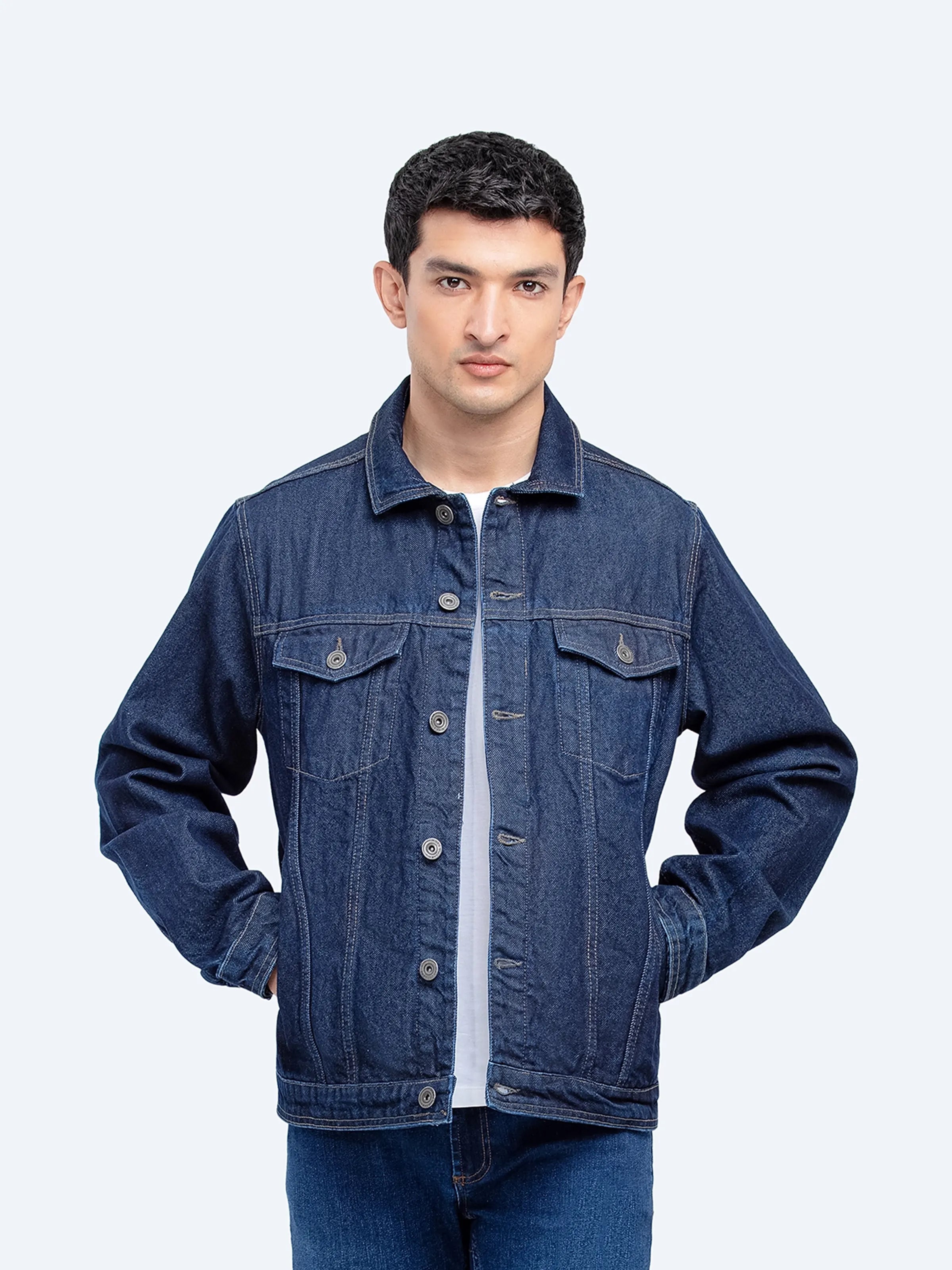 Regular Fit Denim Jacket - FMTJD24-008