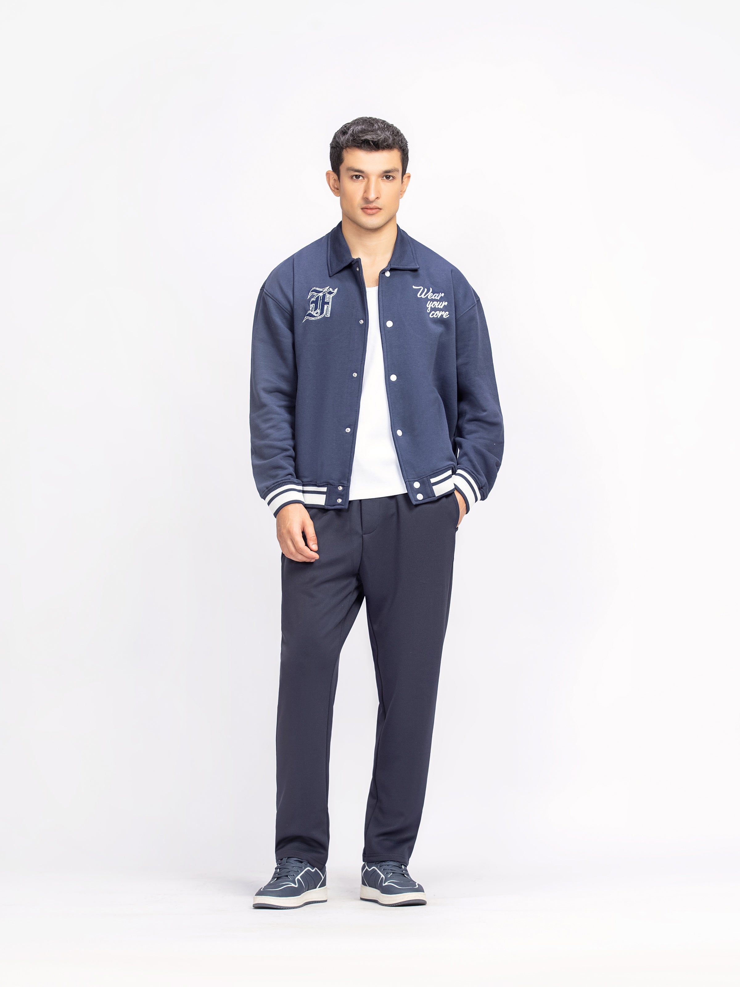 Embroidered Knitted Jacket - FMTJK24-002