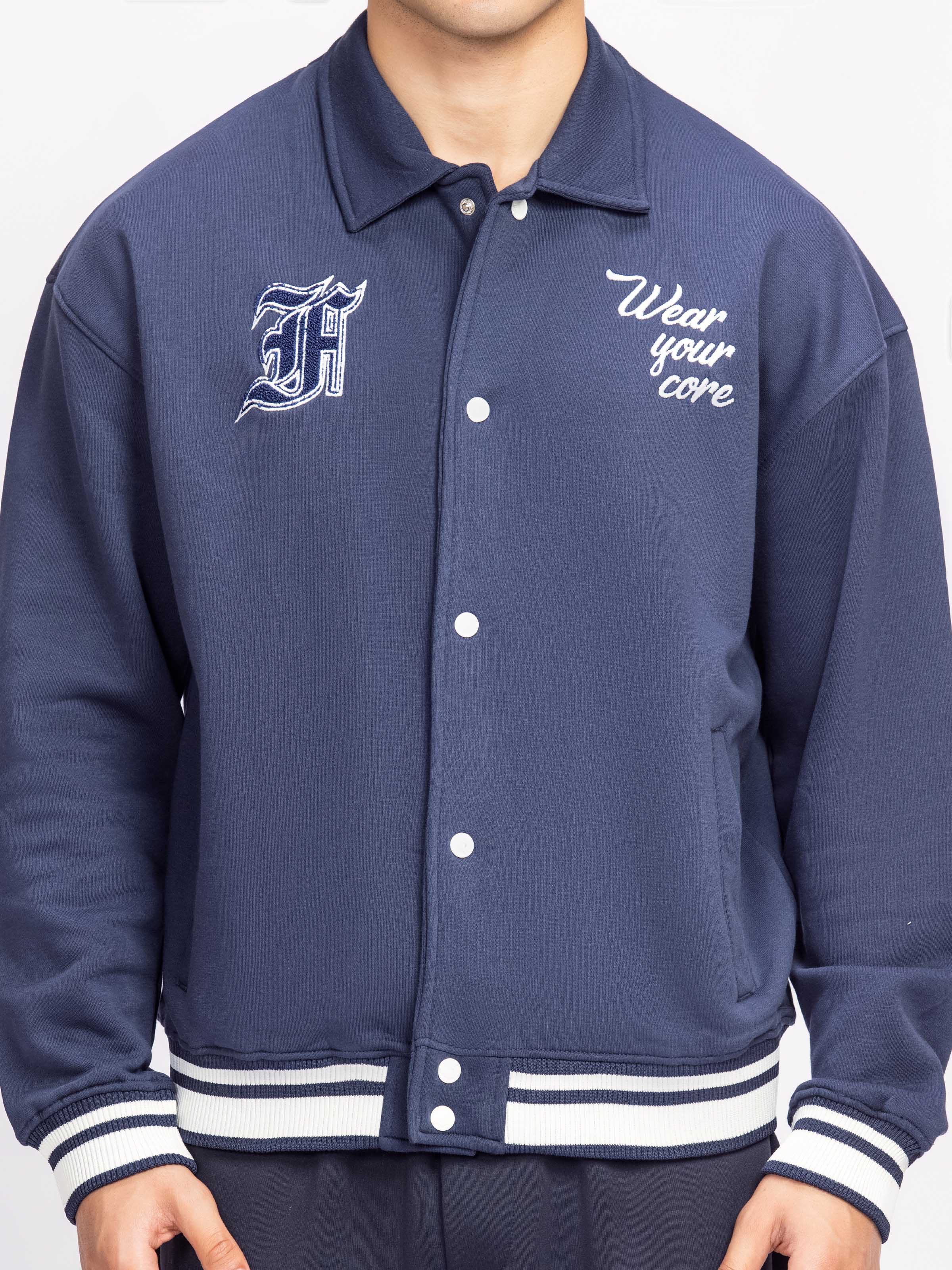 Embroidered Knitted Jacket - FMTJK24-002