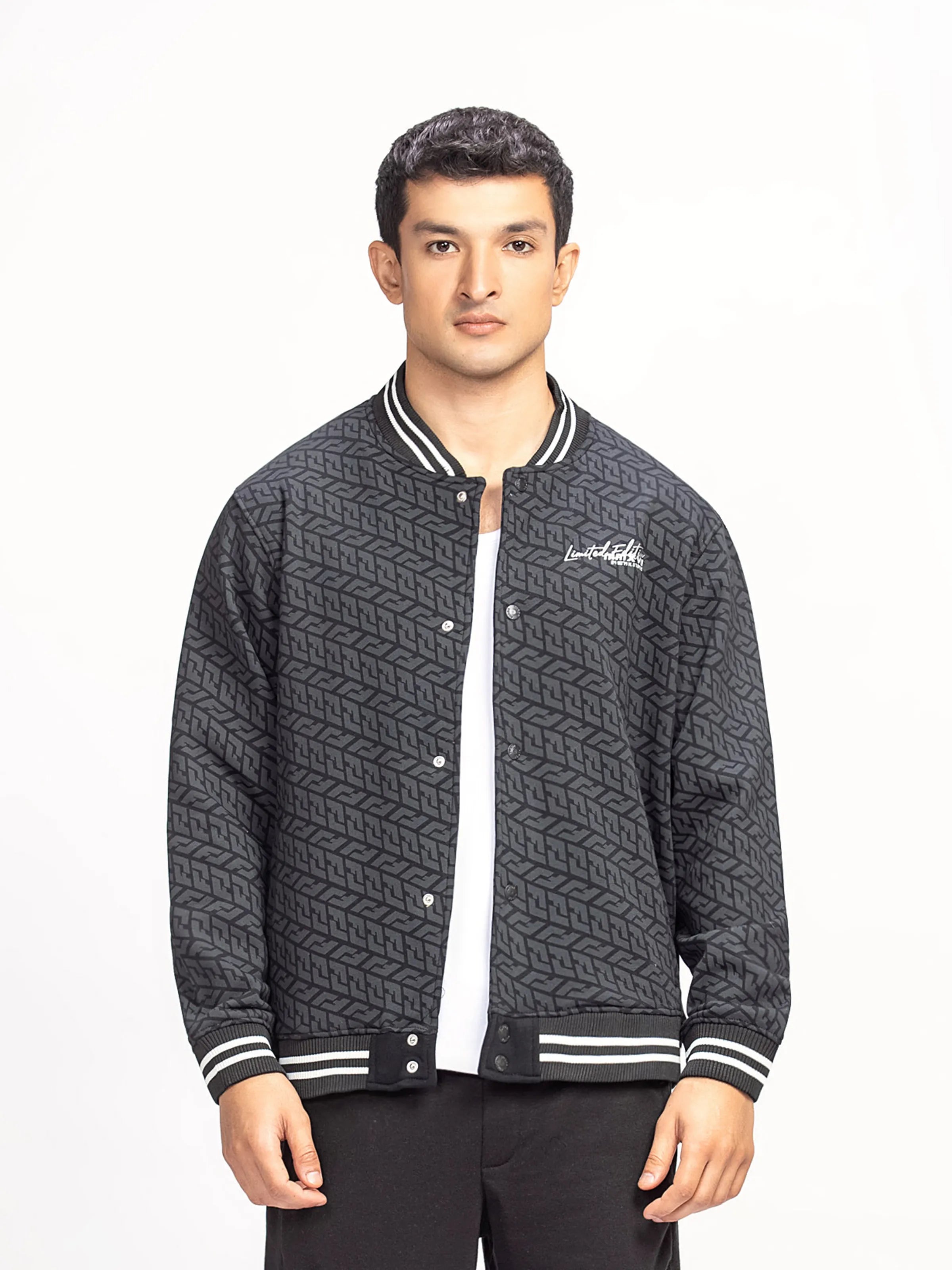 Knitted Varsity Jacket - FMTJK24-006