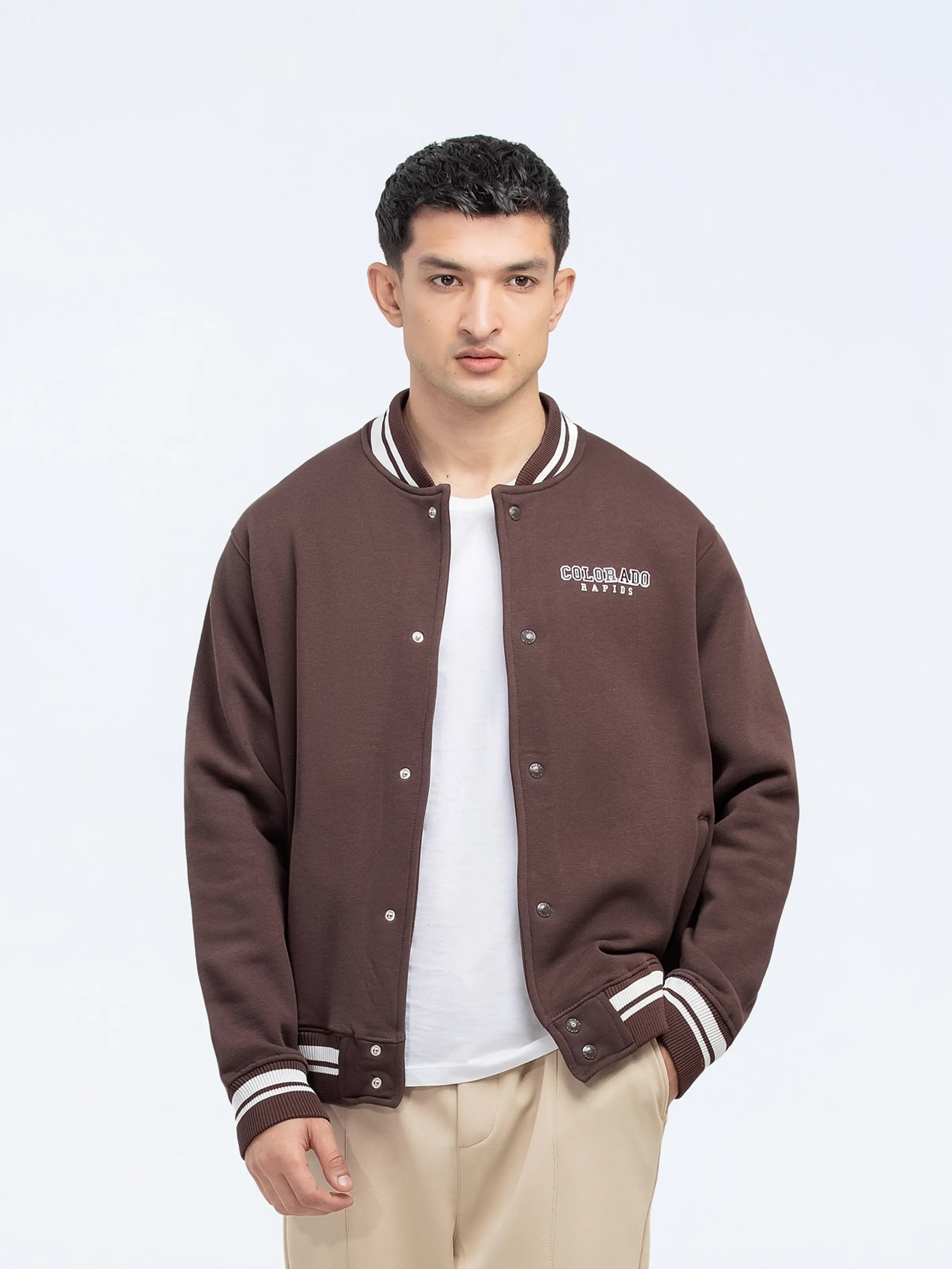 Buy FUROR Knitted Zipper Jacket online - FMTJK24-011 – FURORJEANS