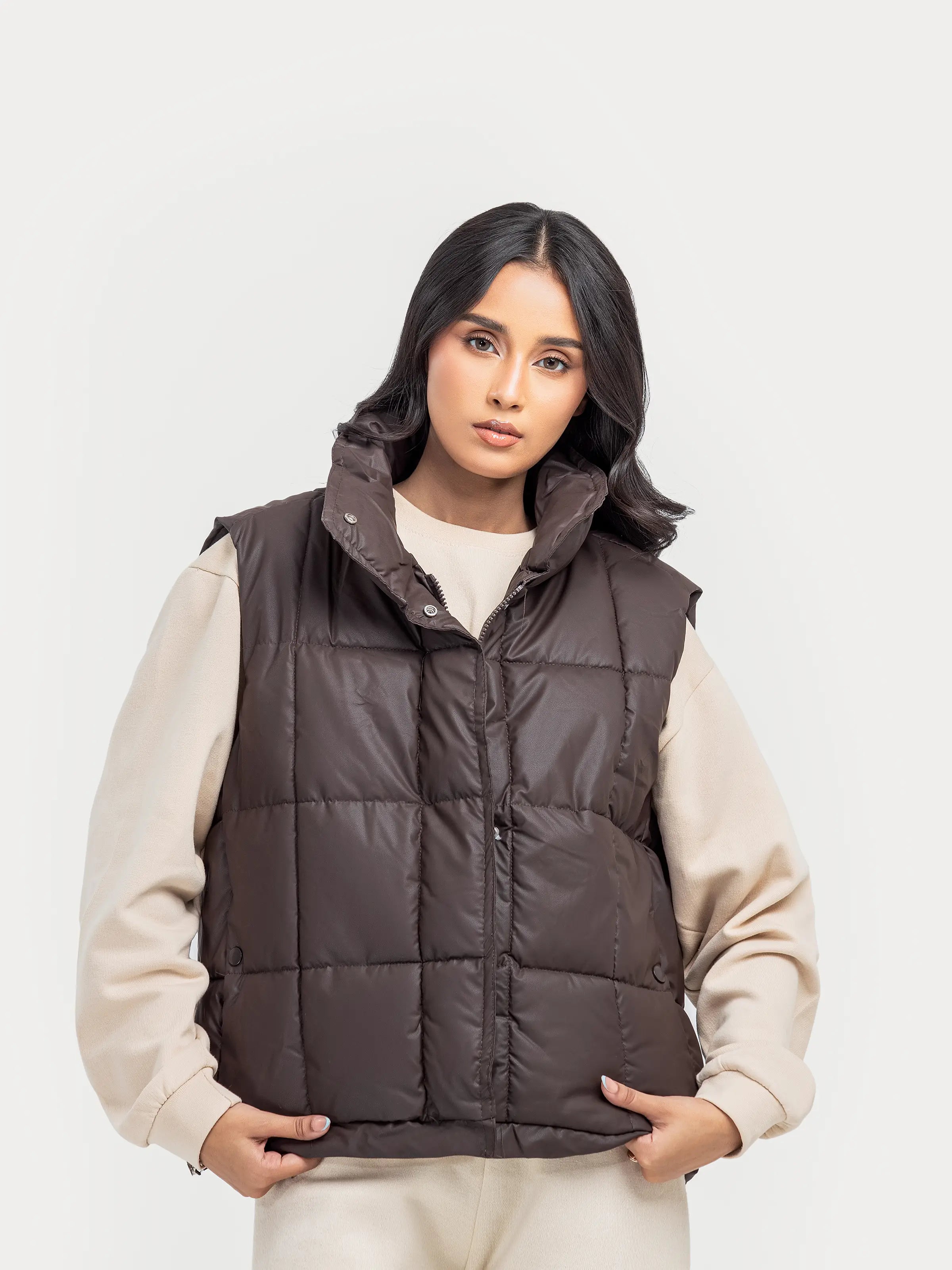 Puffer Zipper Gilet - FWTJP24-006