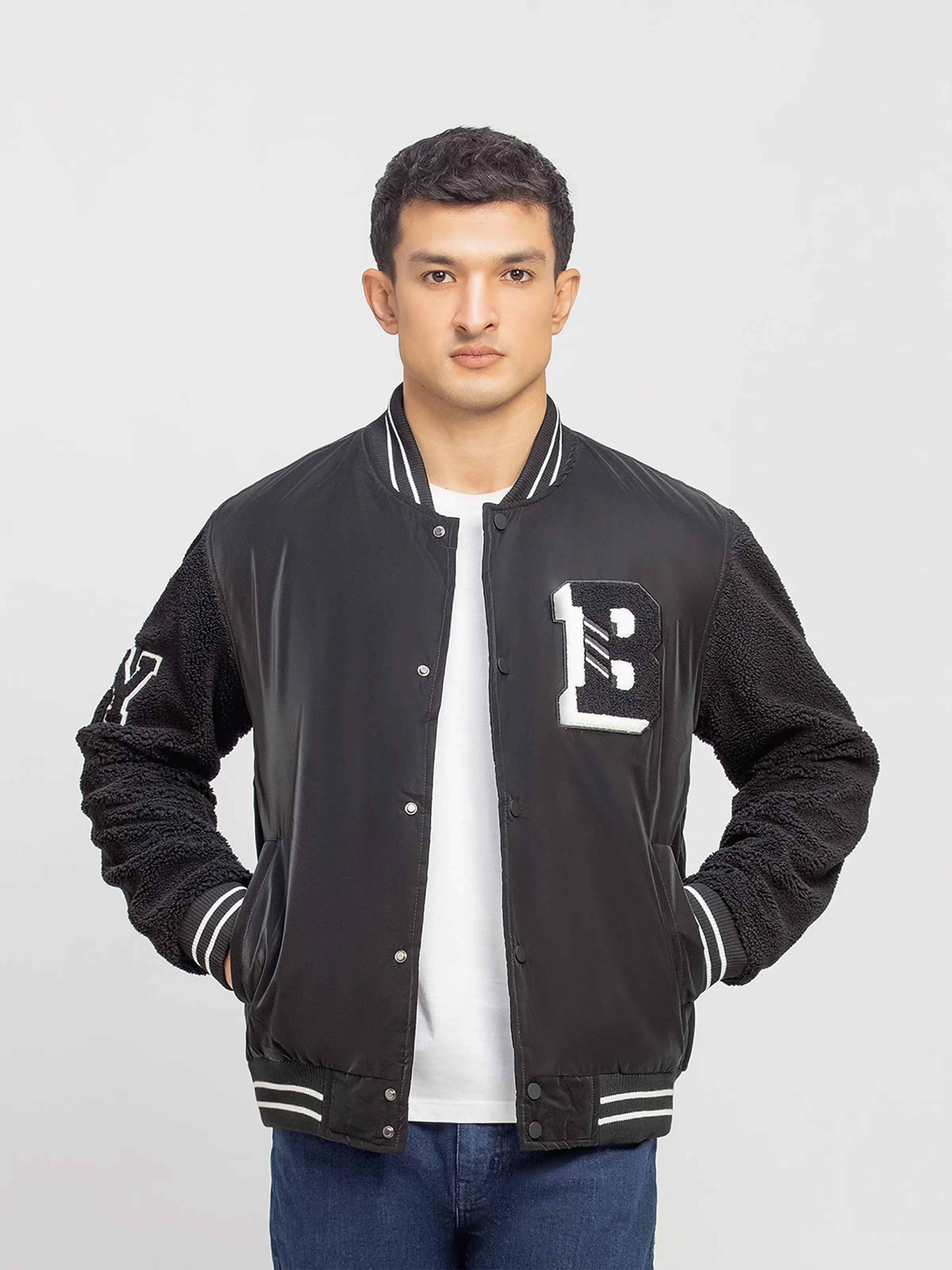 Poly Varsity Jacket - FMTJP5-008