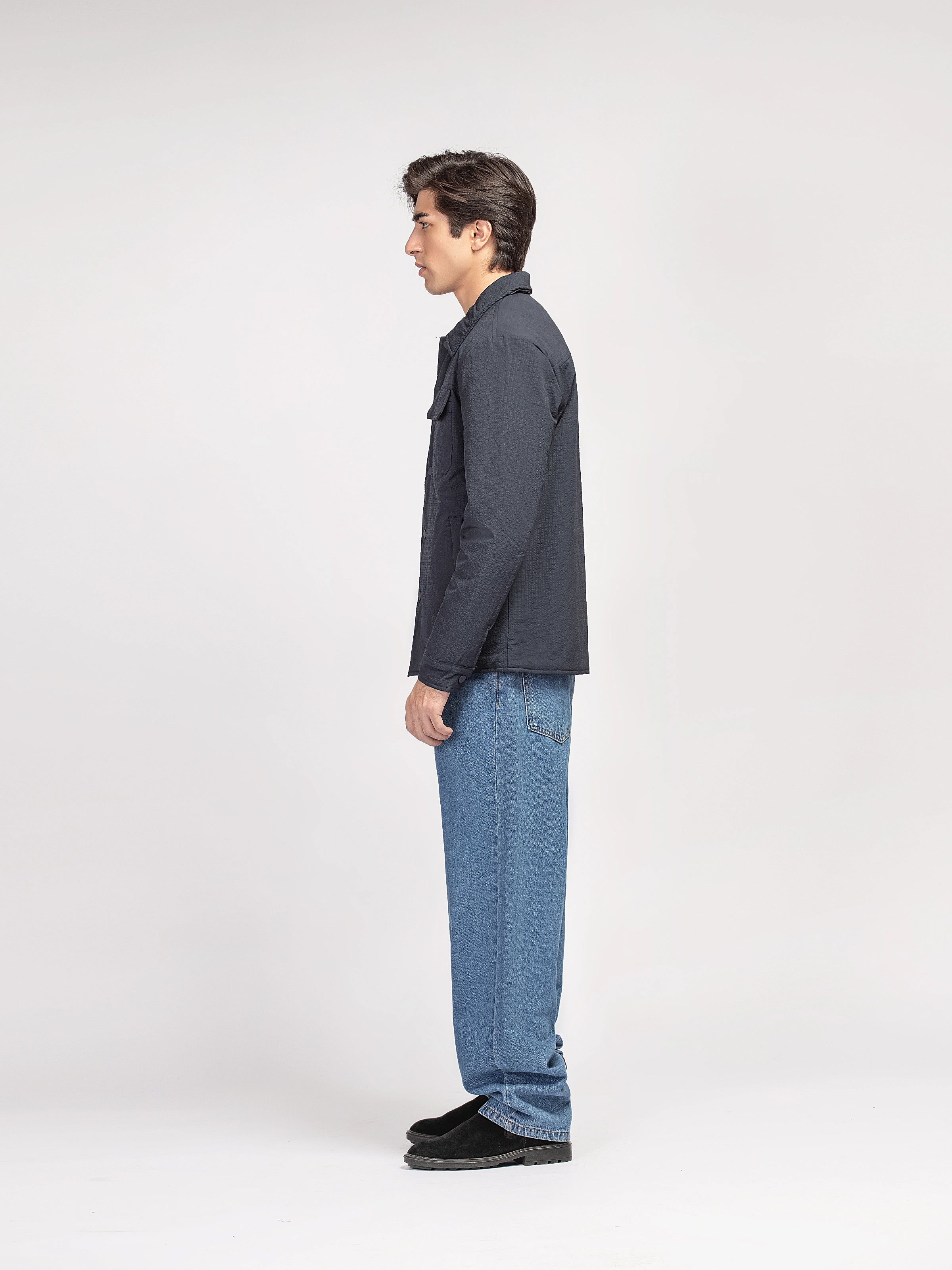 Regular Fit Poly Jacket - FMTJP5-012