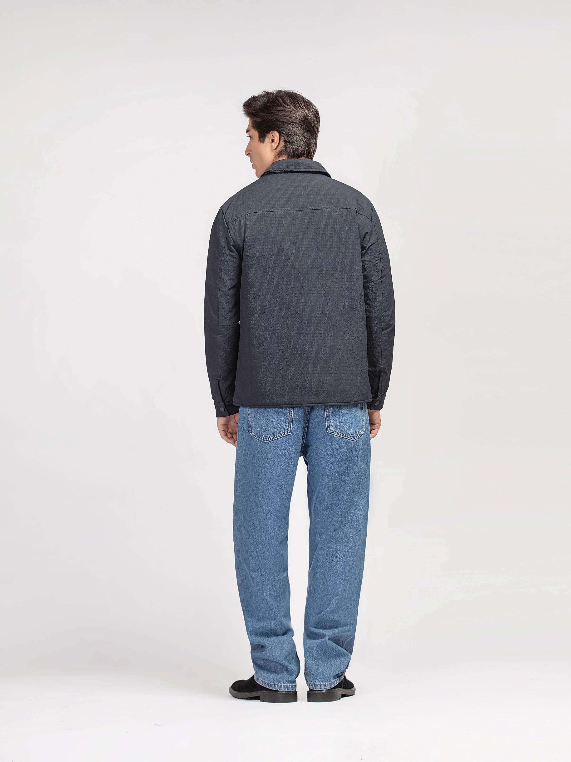 Regular Fit Poly Jacket - FMTJP5-012