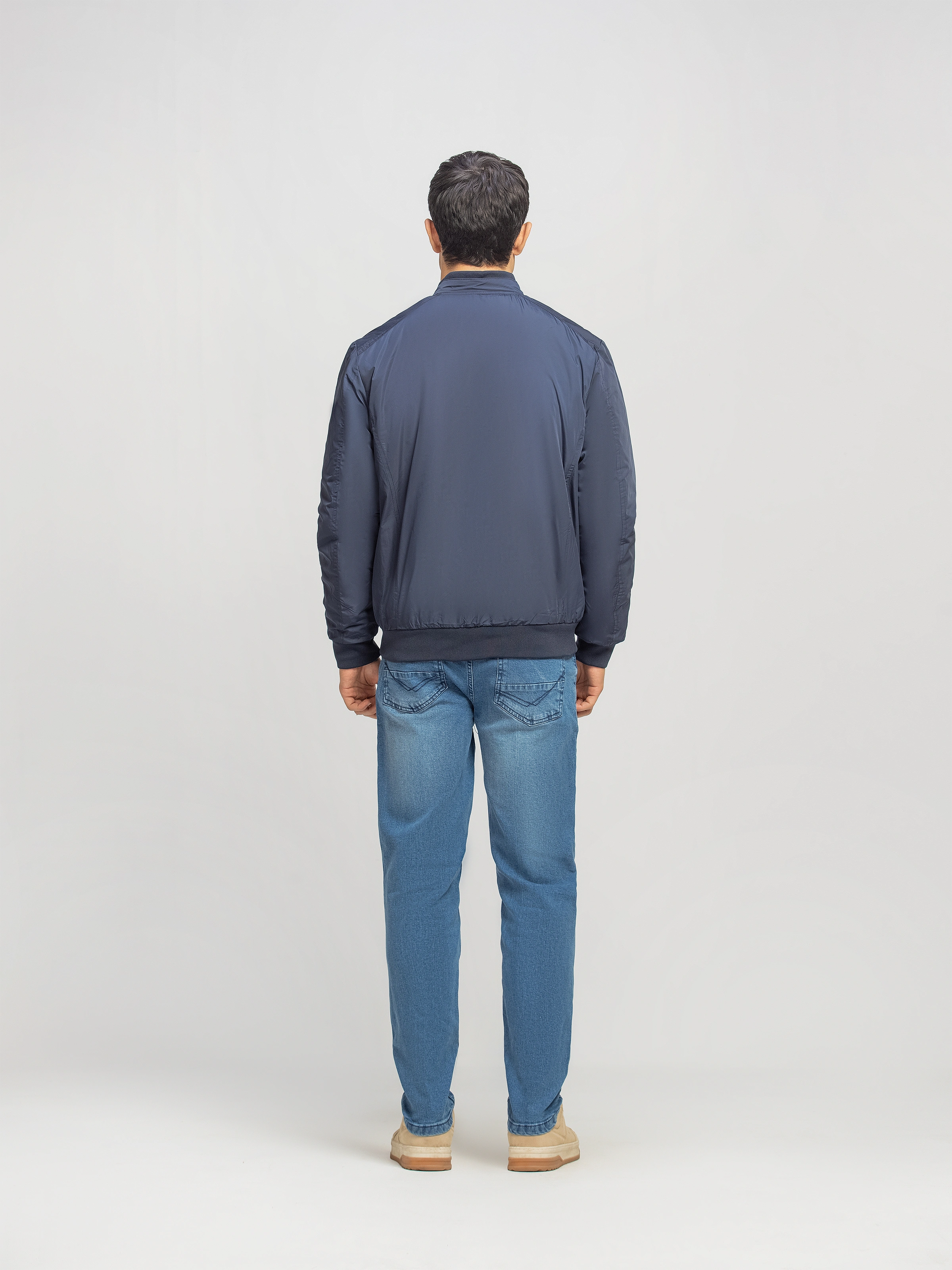 Double Collar Poly Jacket - FMTJP5-013