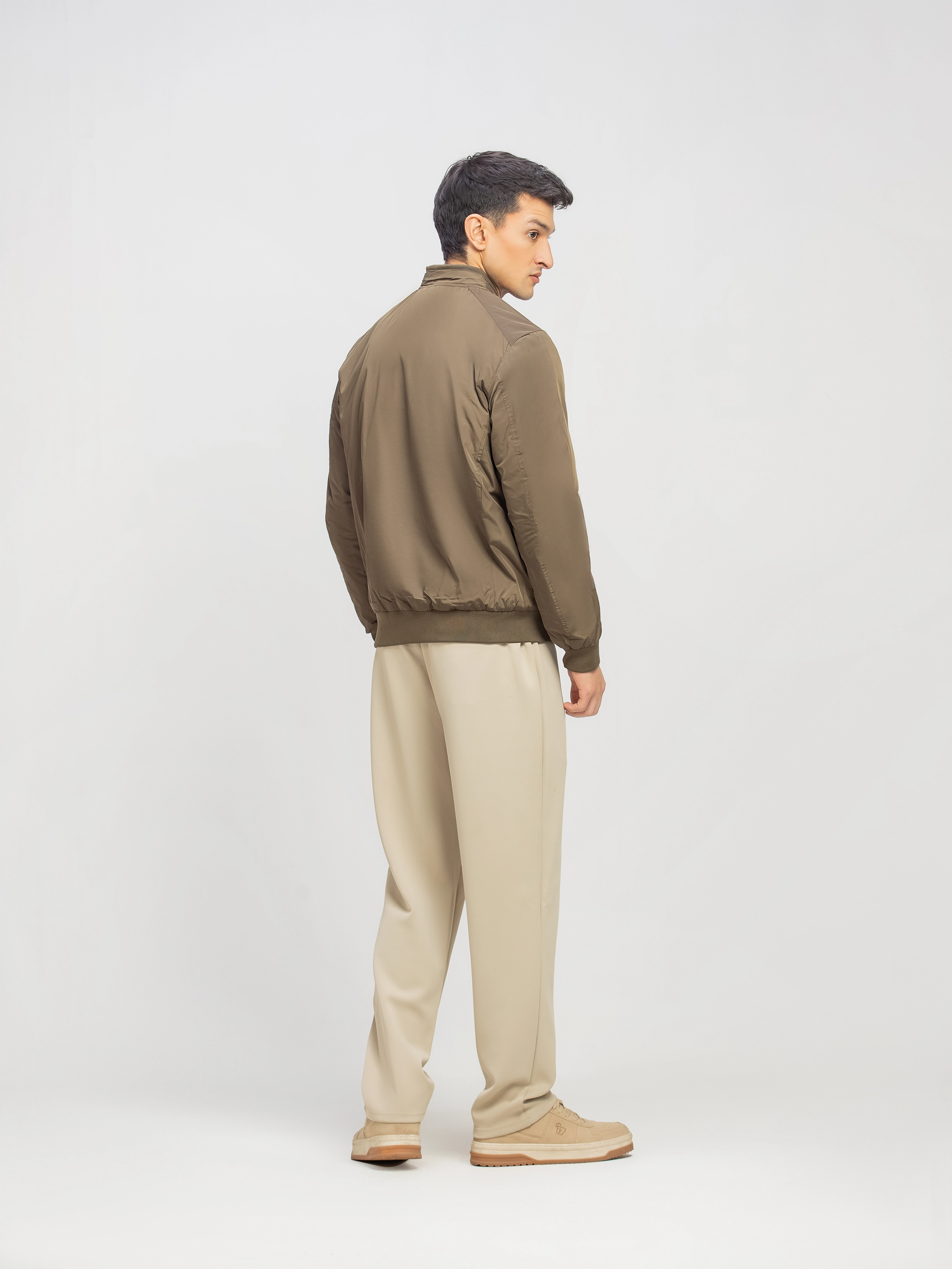 Double Collar Poly Jacket - FMTJP5-015