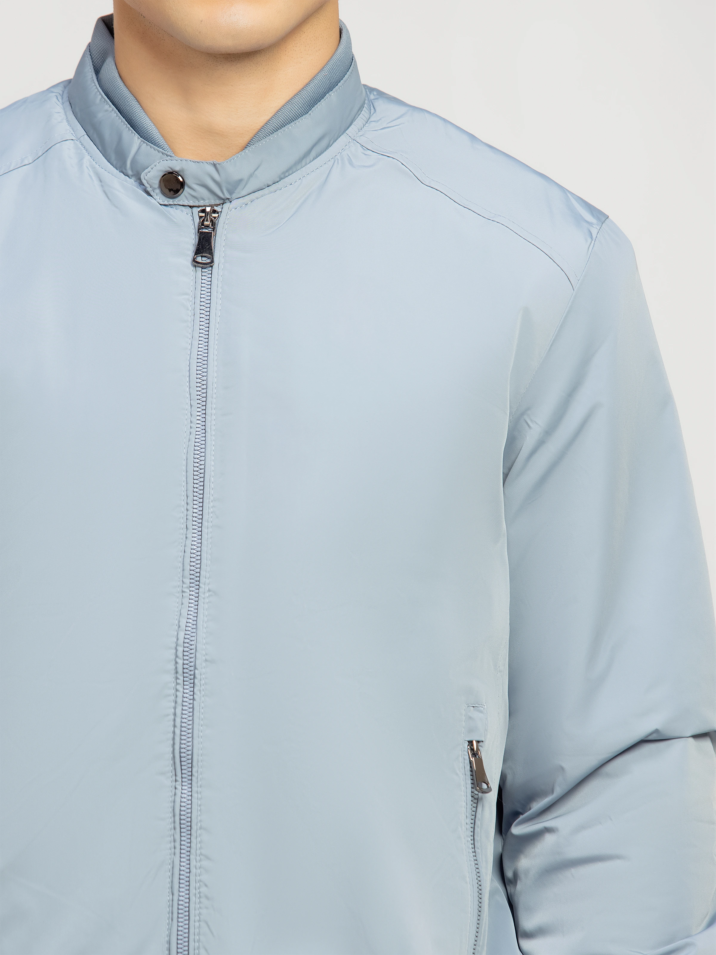 Double Collar Poly Jacket - FMTJP5-016