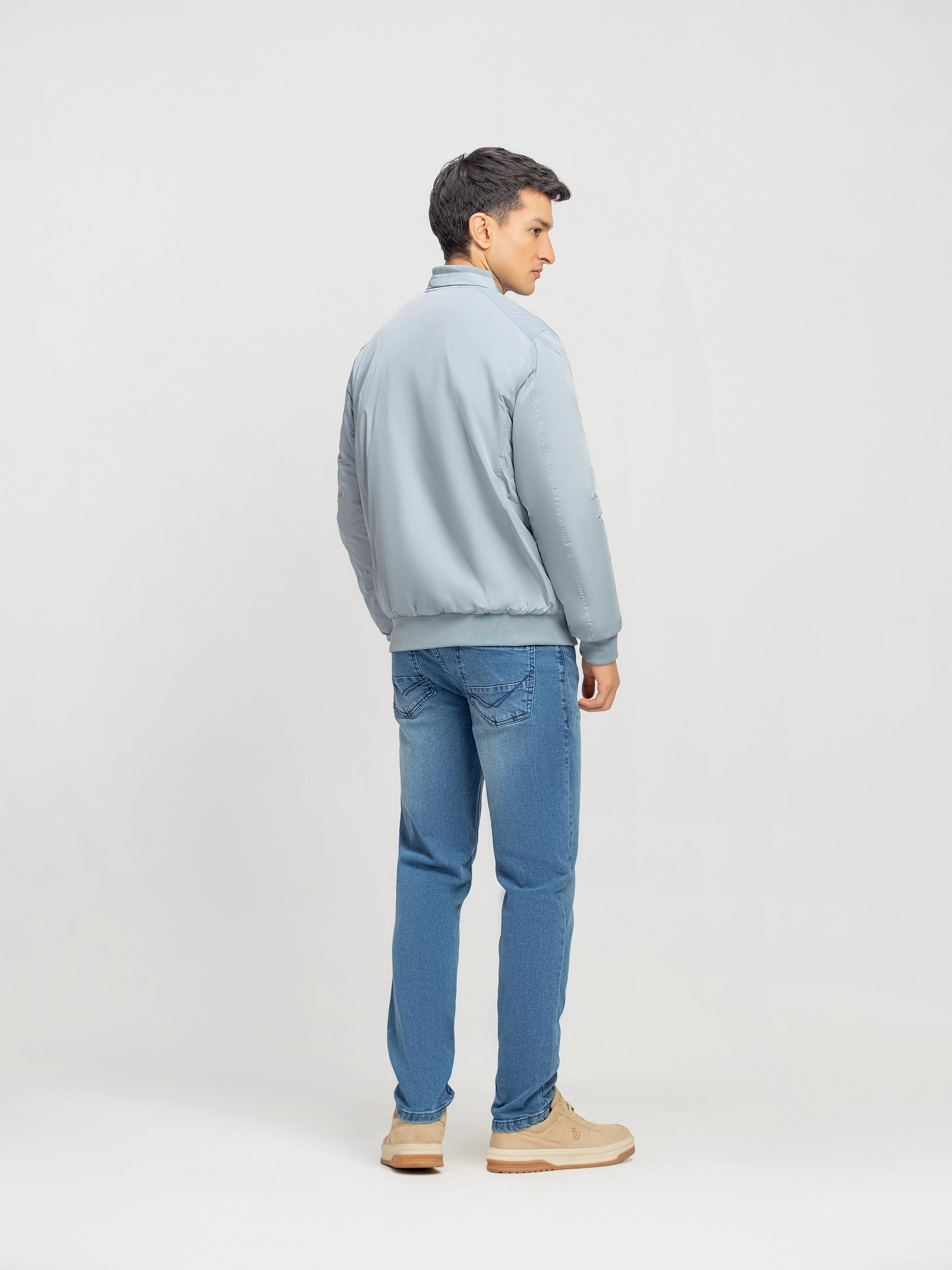 Double Collar Poly Jacket - FMTJP5-016