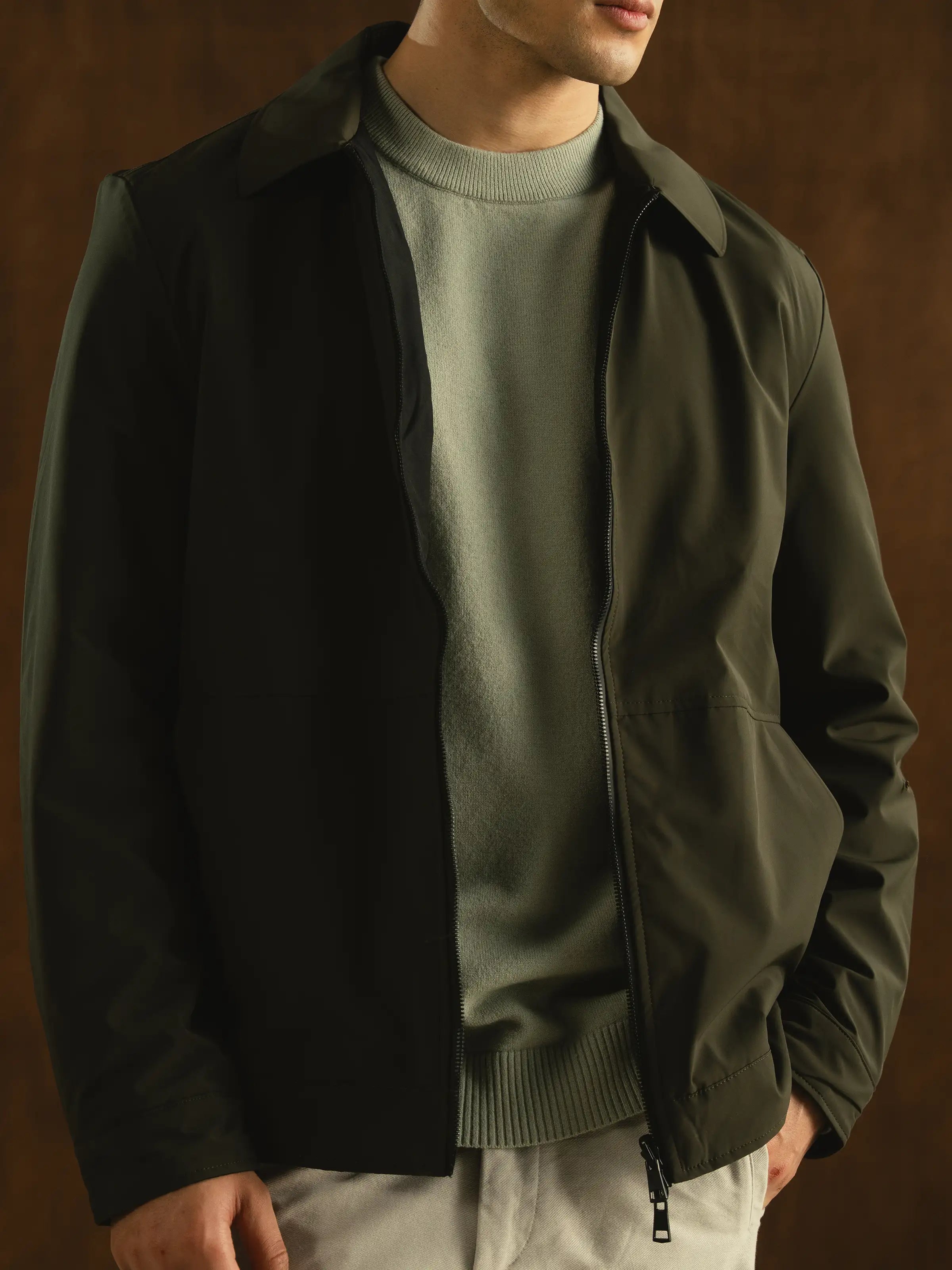 Zipper Poly Jacket - FMTJP5-017