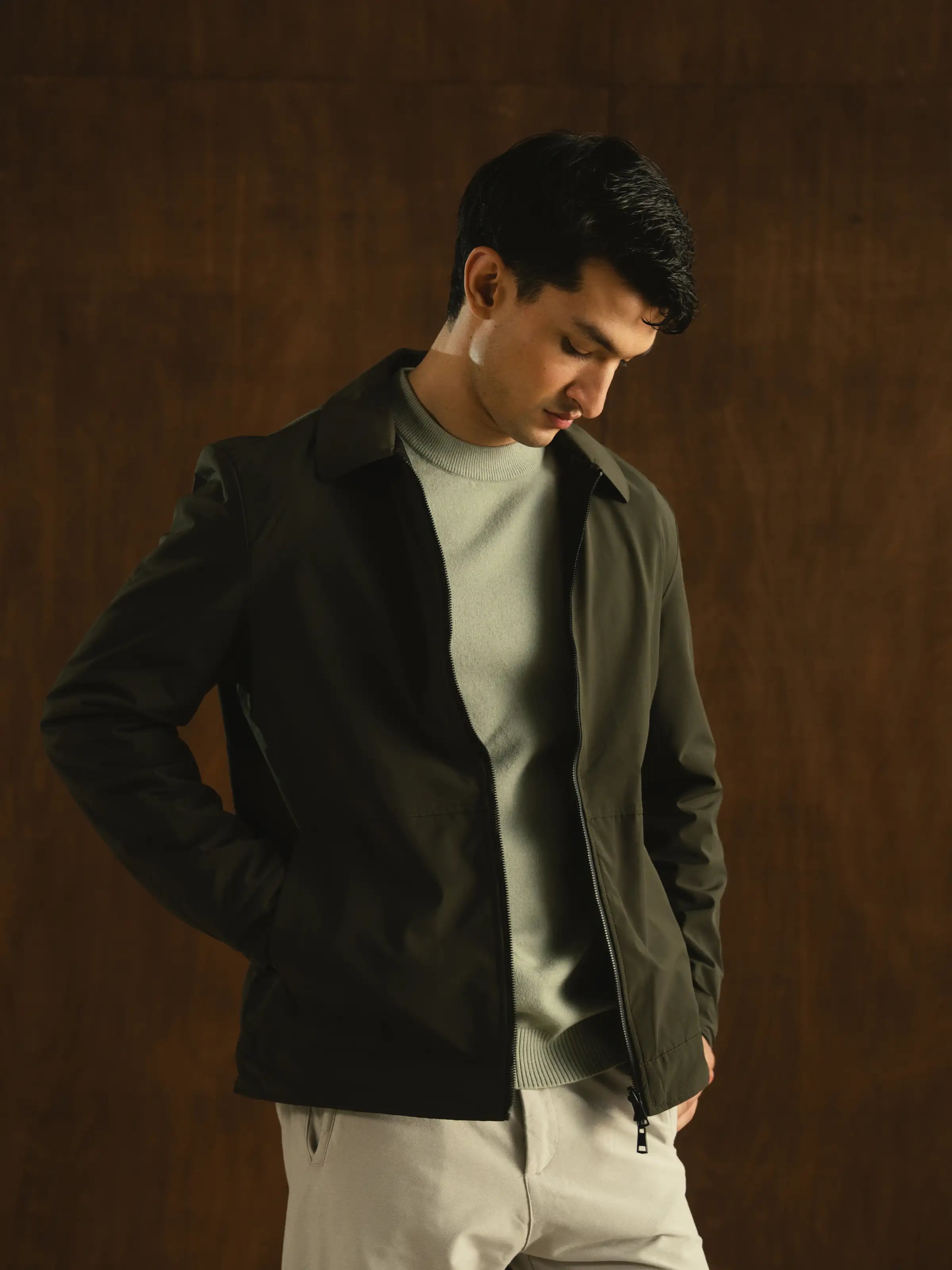 Zipper Poly Jacket - FMTJP5-017