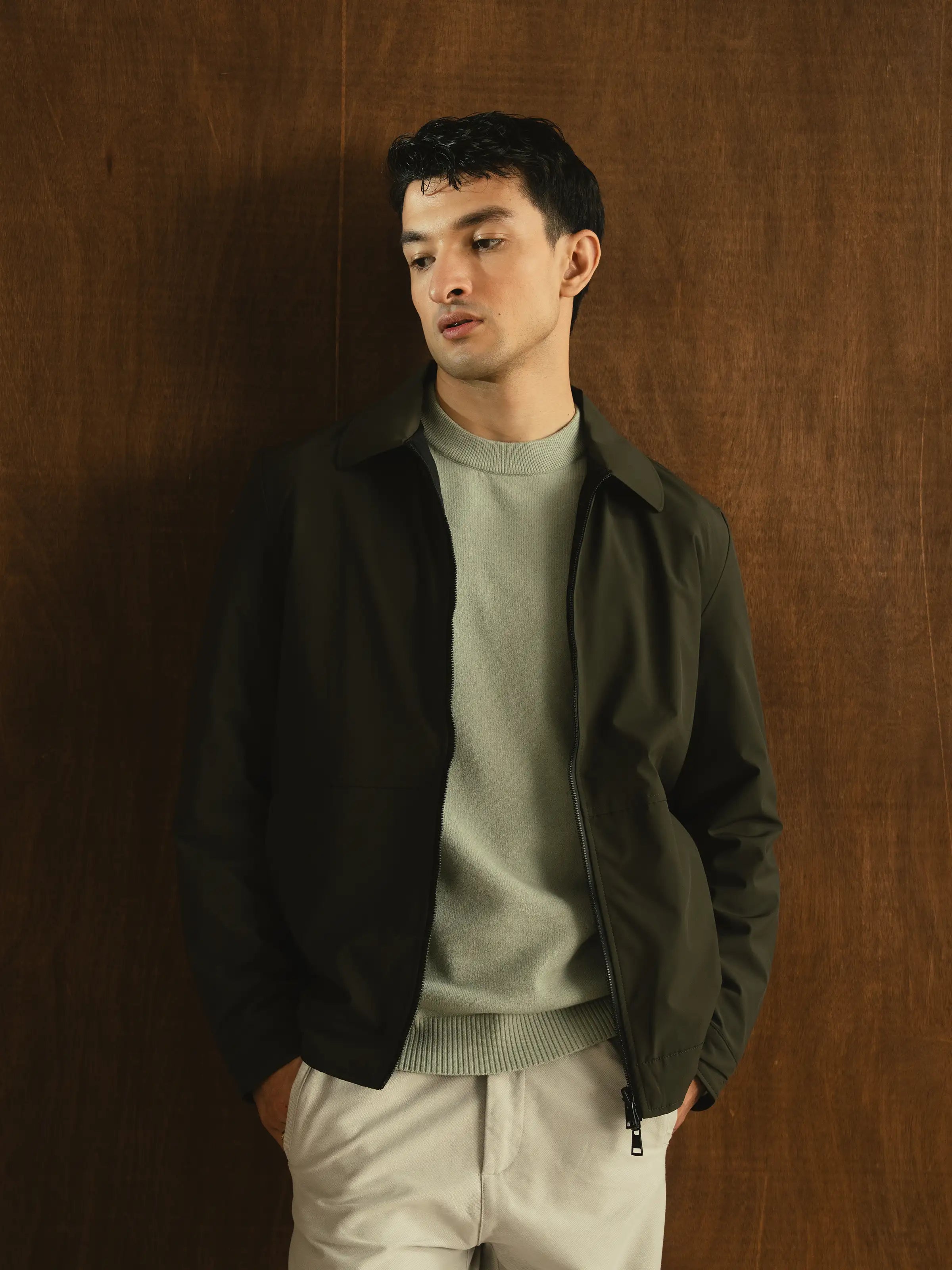 Zipper Poly Jacket - FMTJP5-017