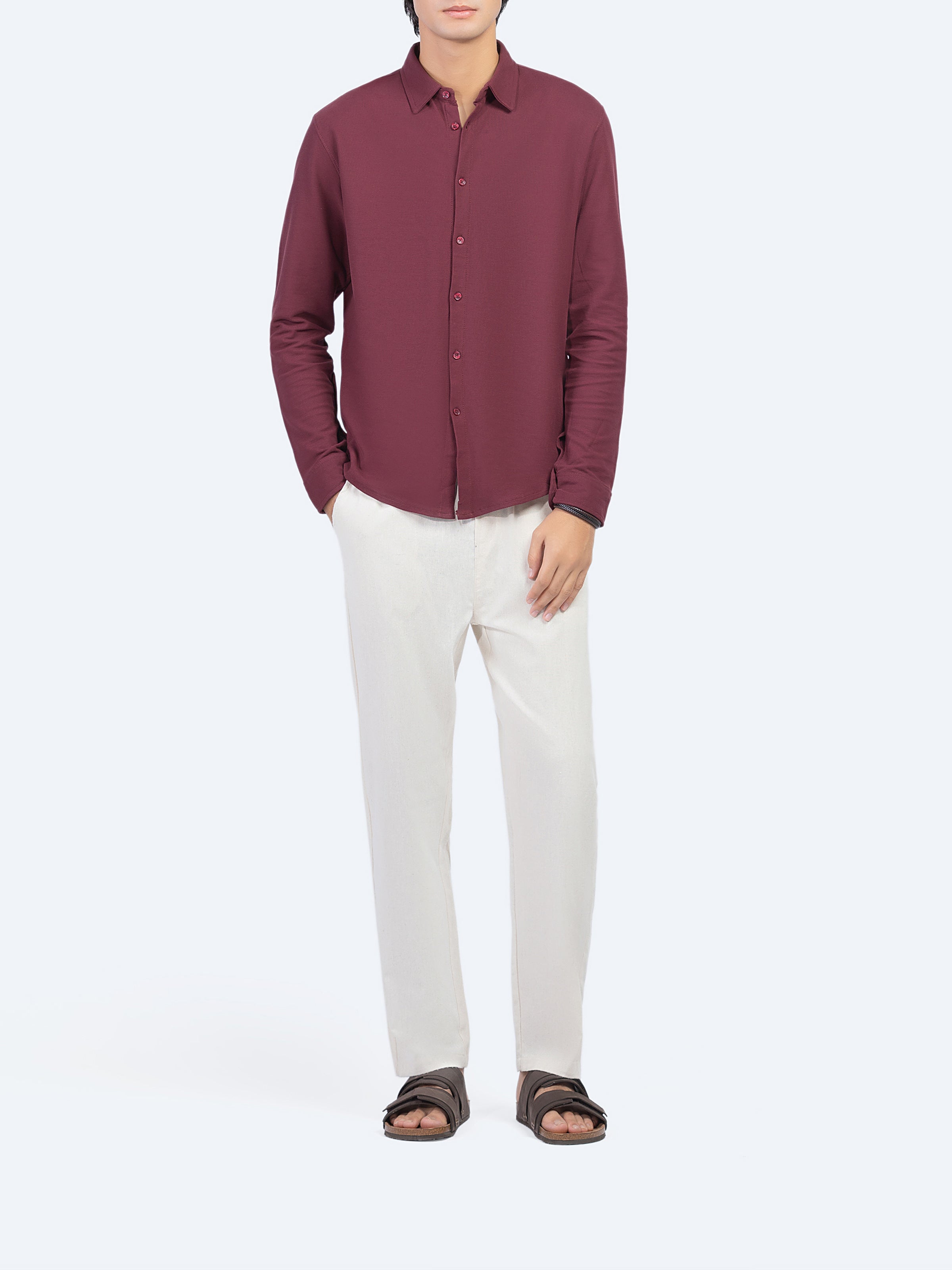 Smart Fit Knitted Shirt - FMTS5-32166