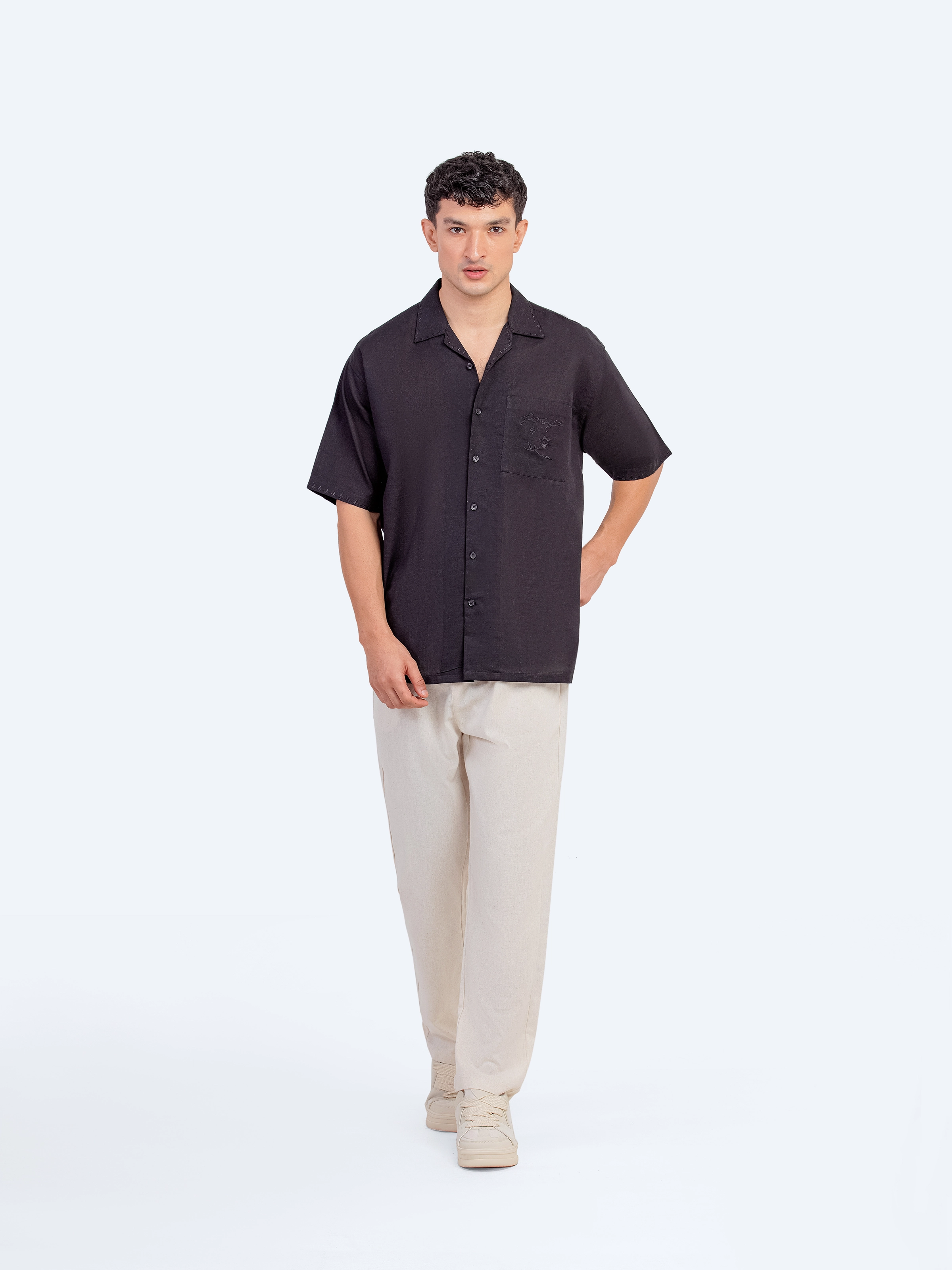 Hawaiian Collar Shirt - FMTS5-32226