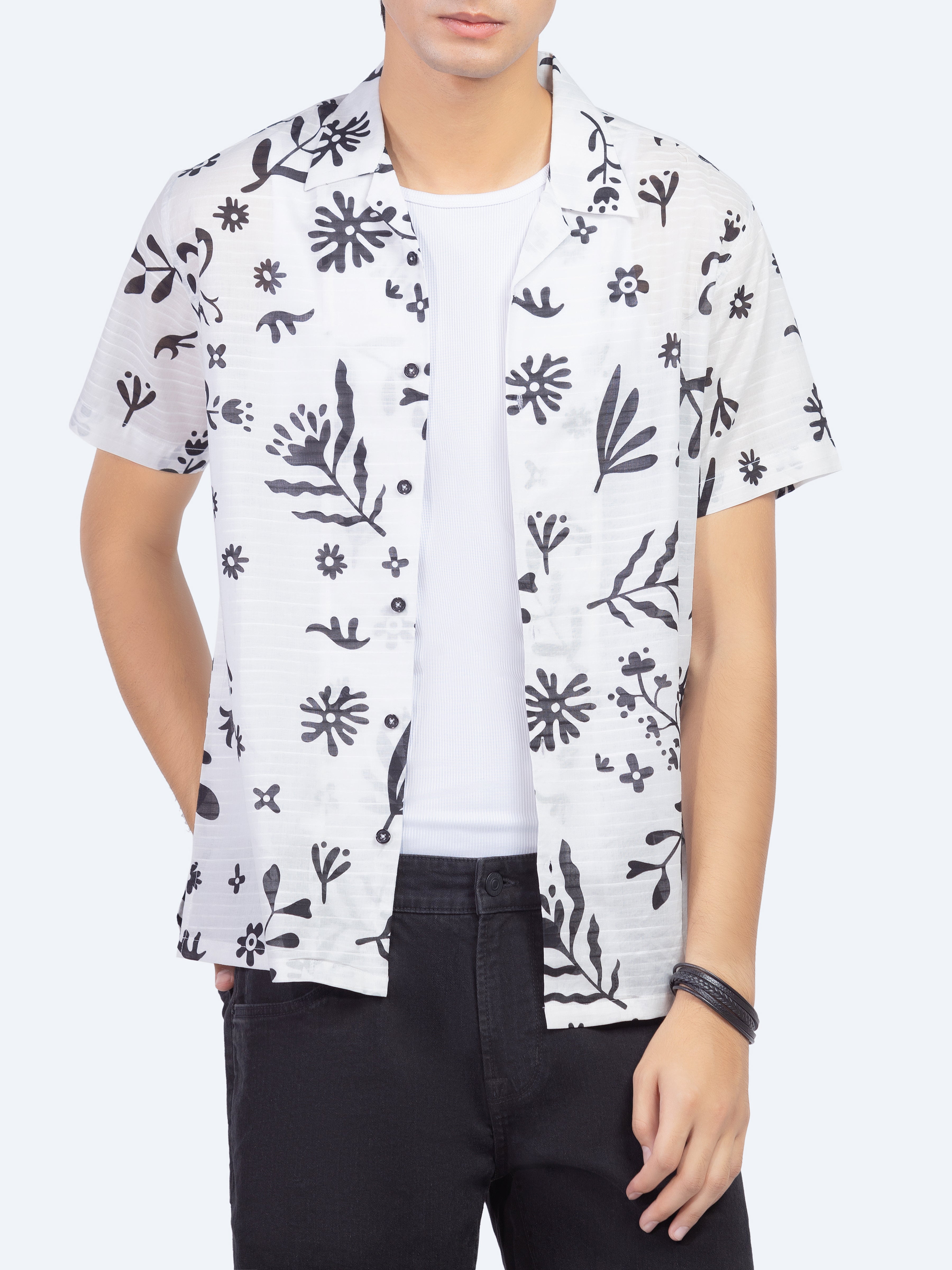 Hawaiian Collar Shirt - FMTS5-32264
