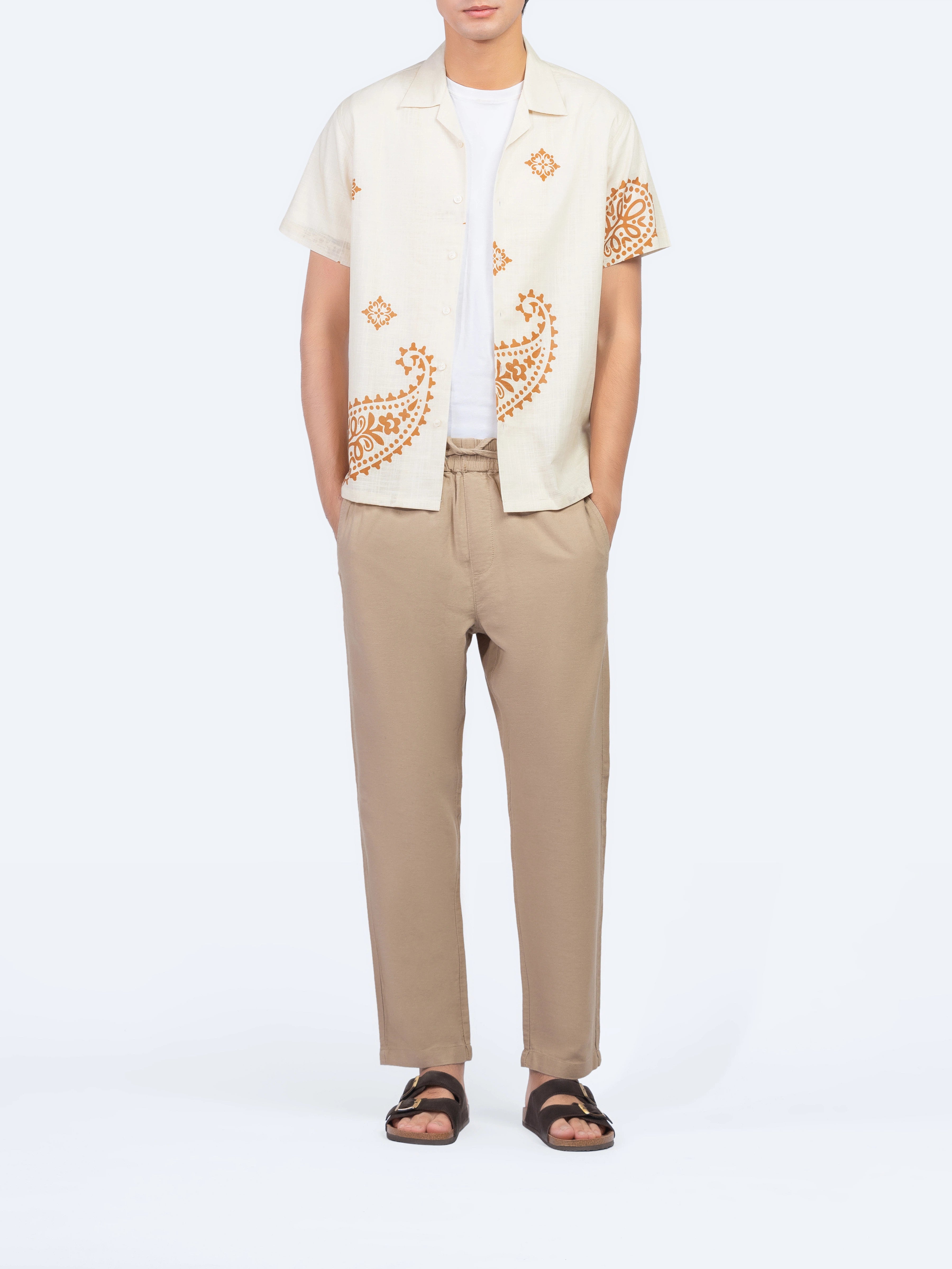 Regular Fit Hawaiian Shirt - FMTS5-32265