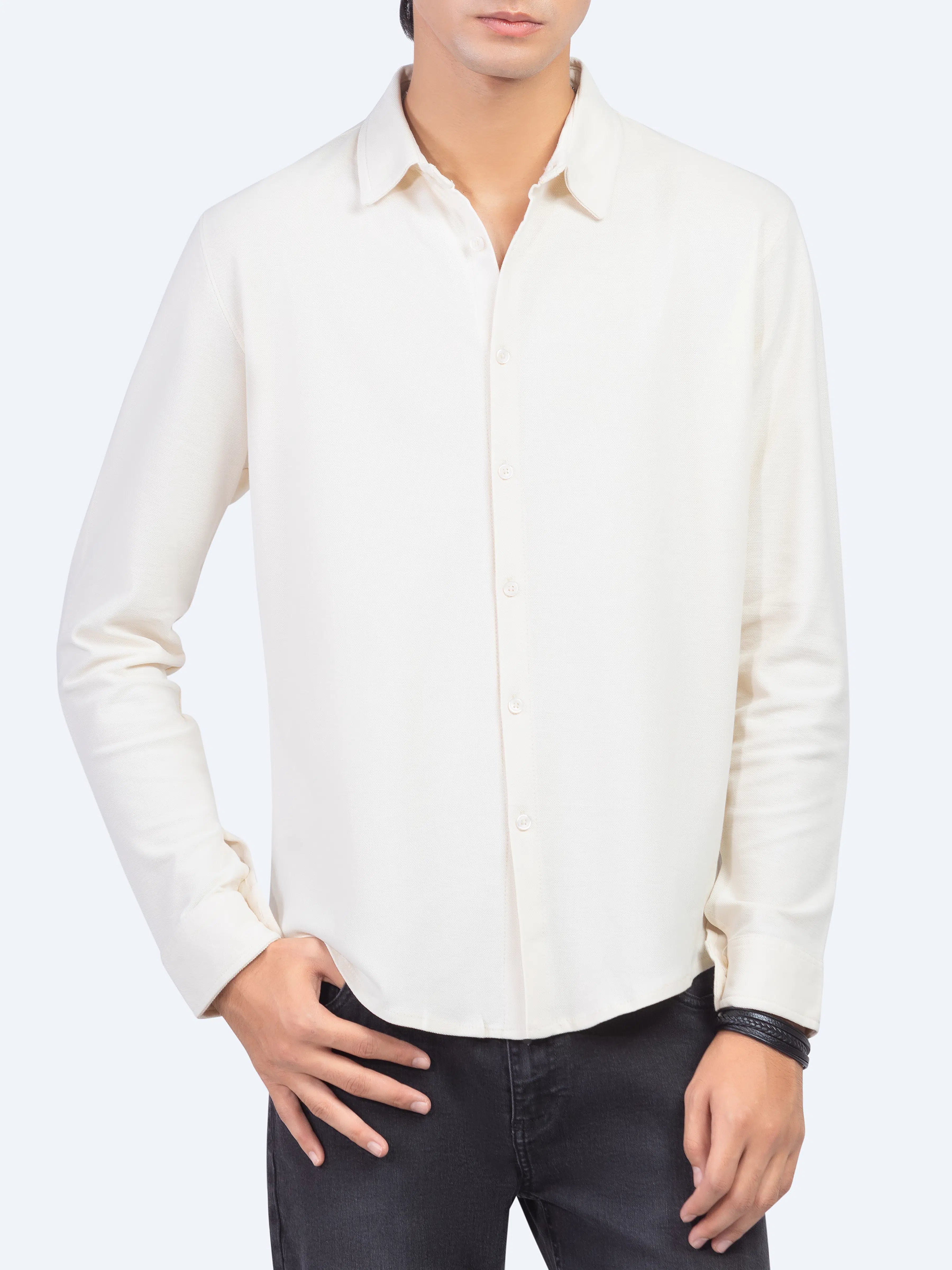 Smart Fit Knitted Shirt - FMTS5-32269