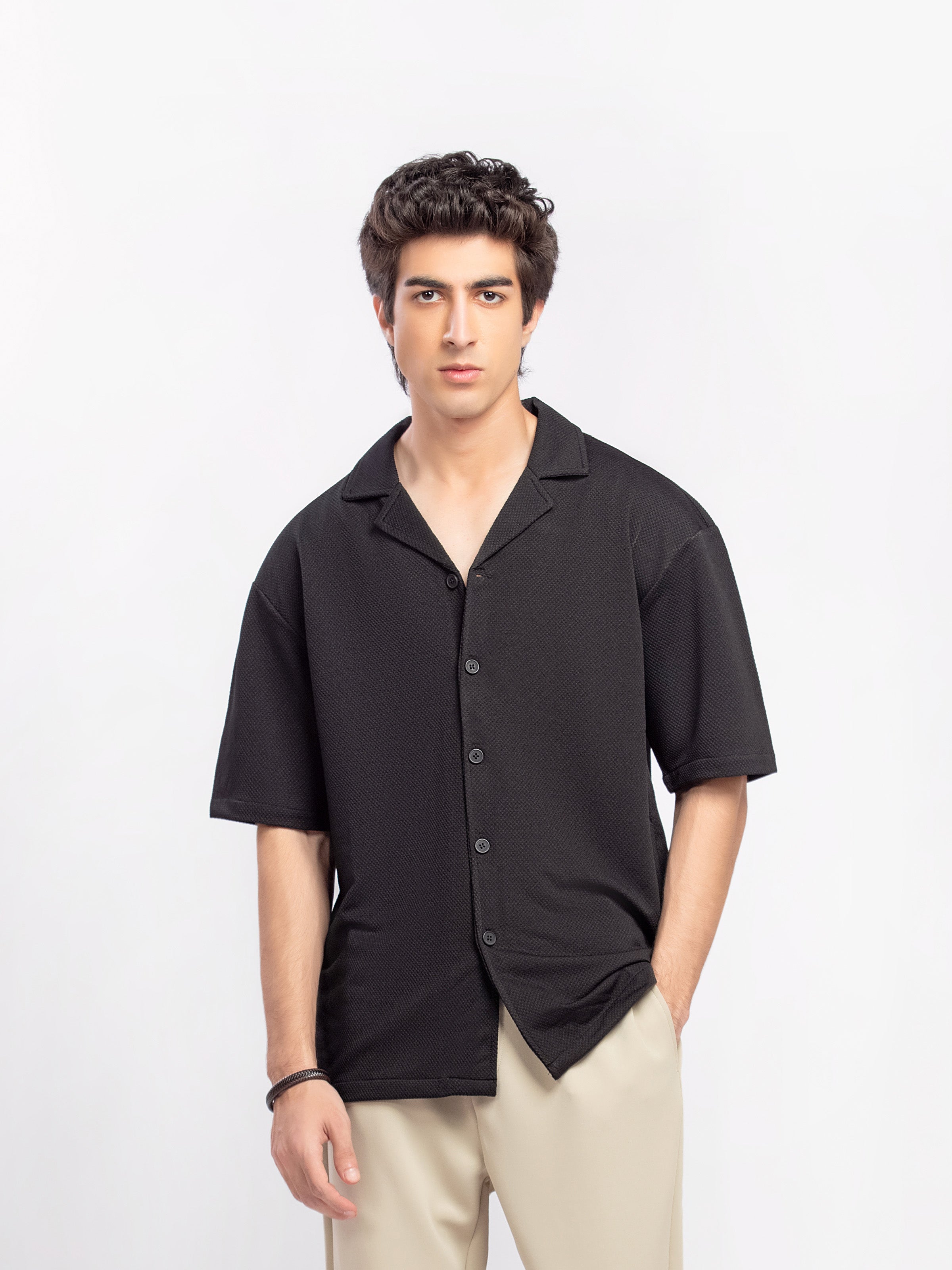 Relaxed Fit Cotton Shirt - FMTS5-32279