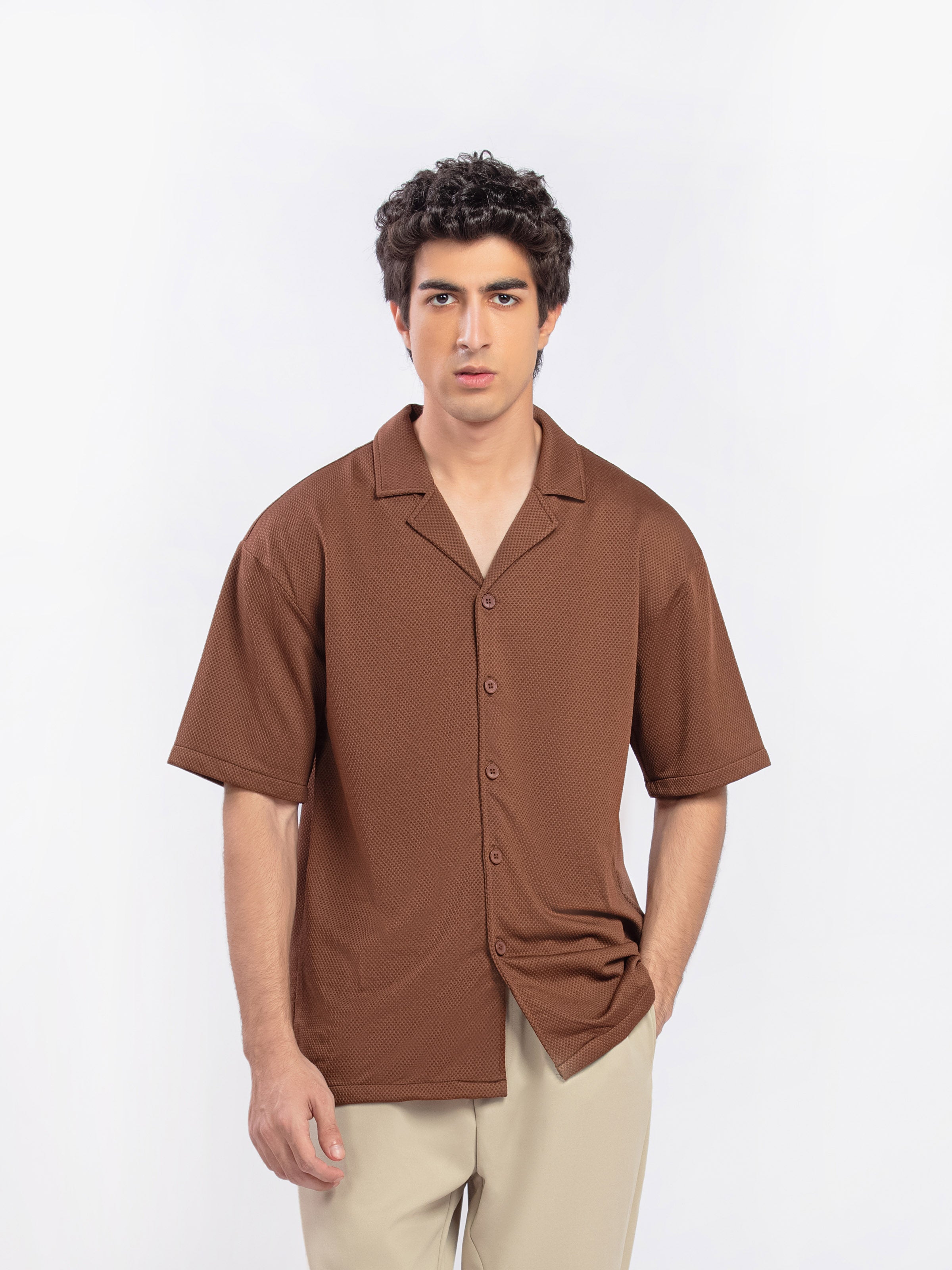 Relaxed Fit Resort Shirt - FMTS5-32280