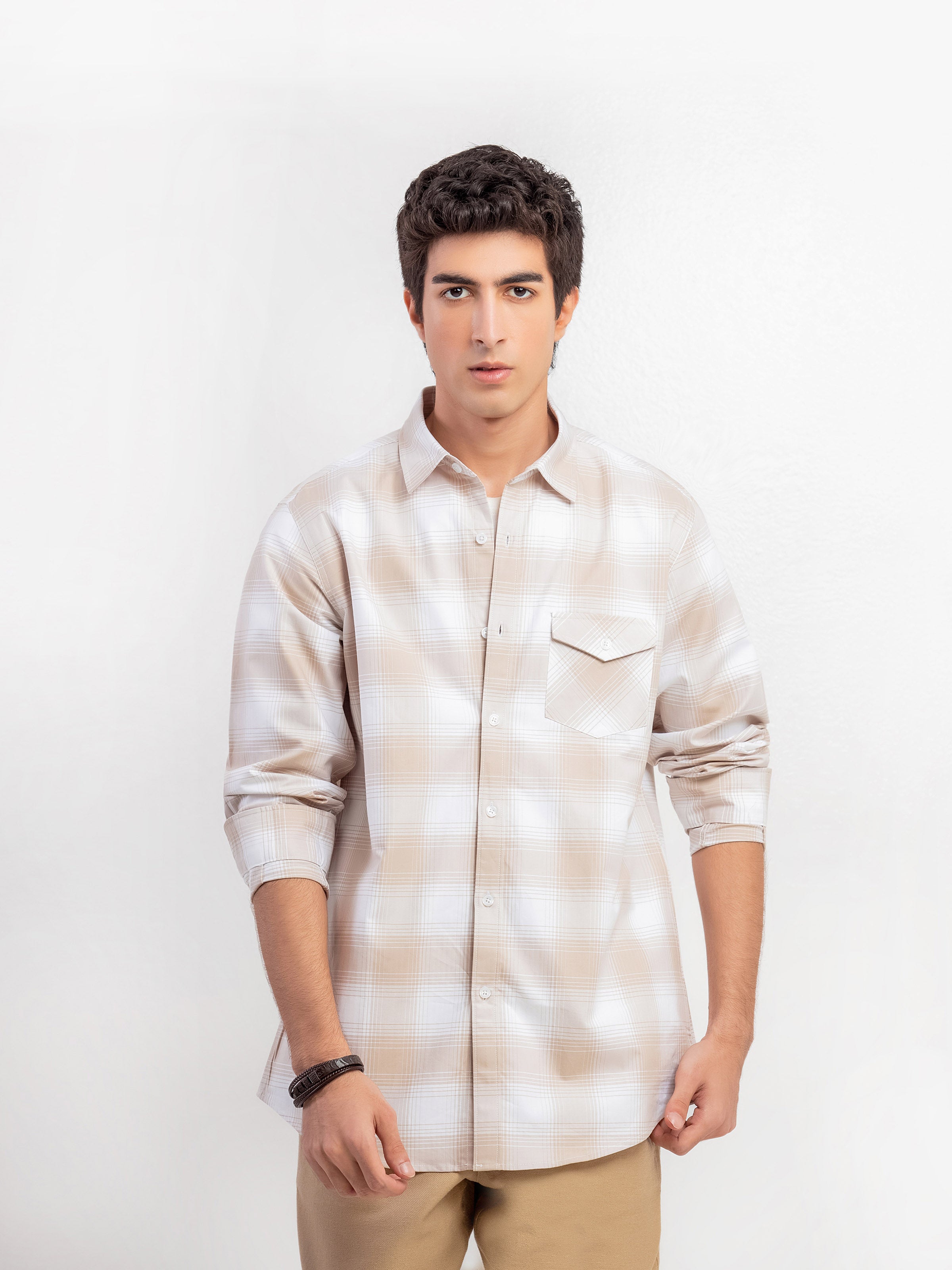 Regular Fit Checked Shirt - FMTS5-32288