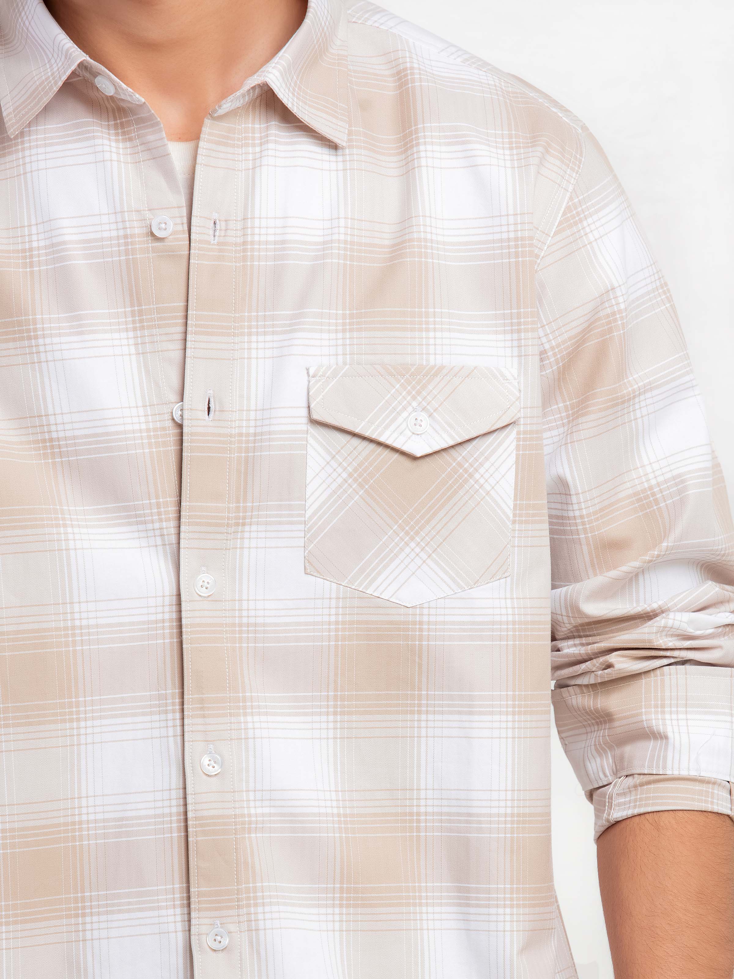 Regular Fit Checked Shirt - FMTS5-32288