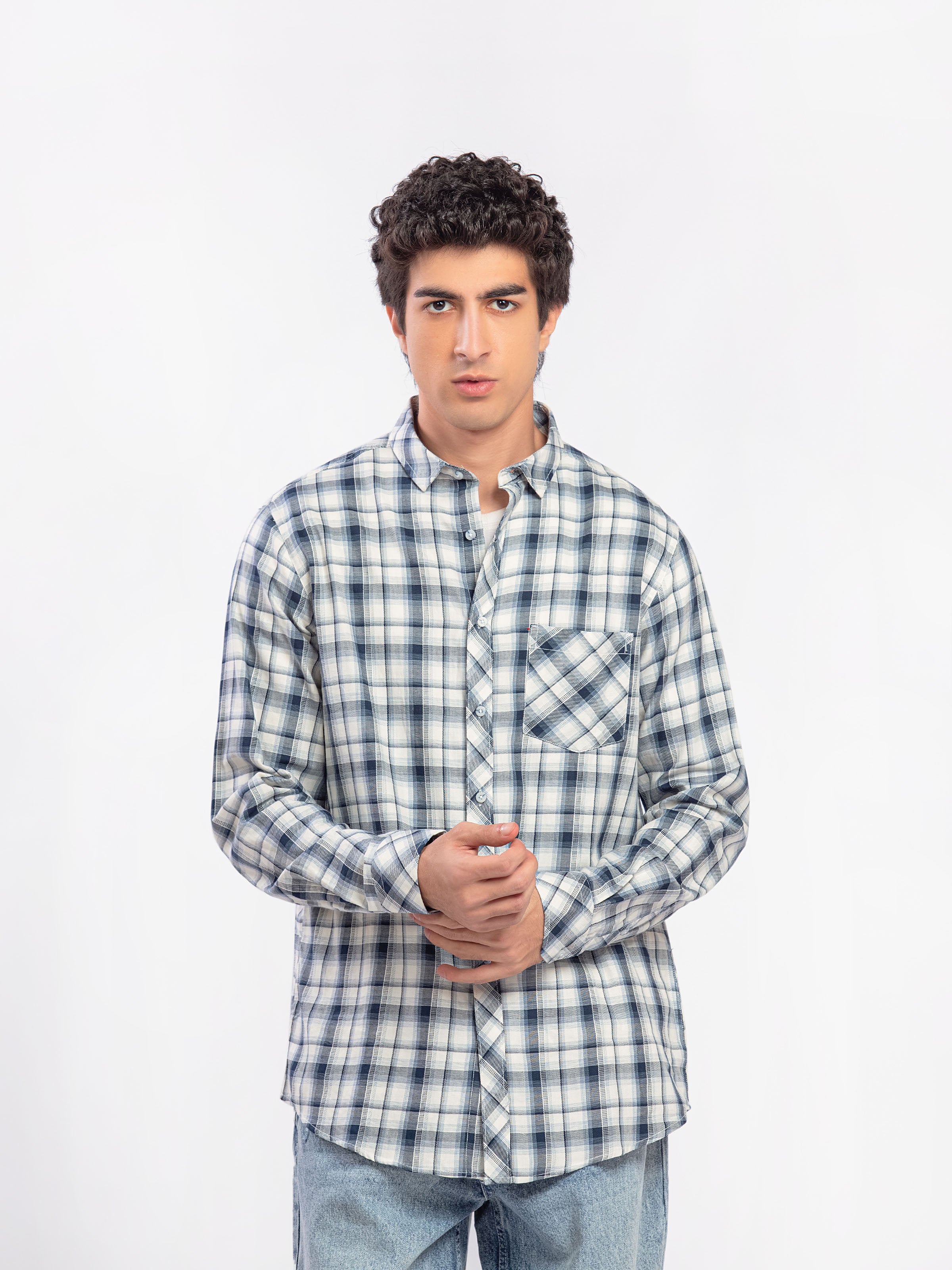 Regular Fit Checked Shirt - FMTS5-32302
