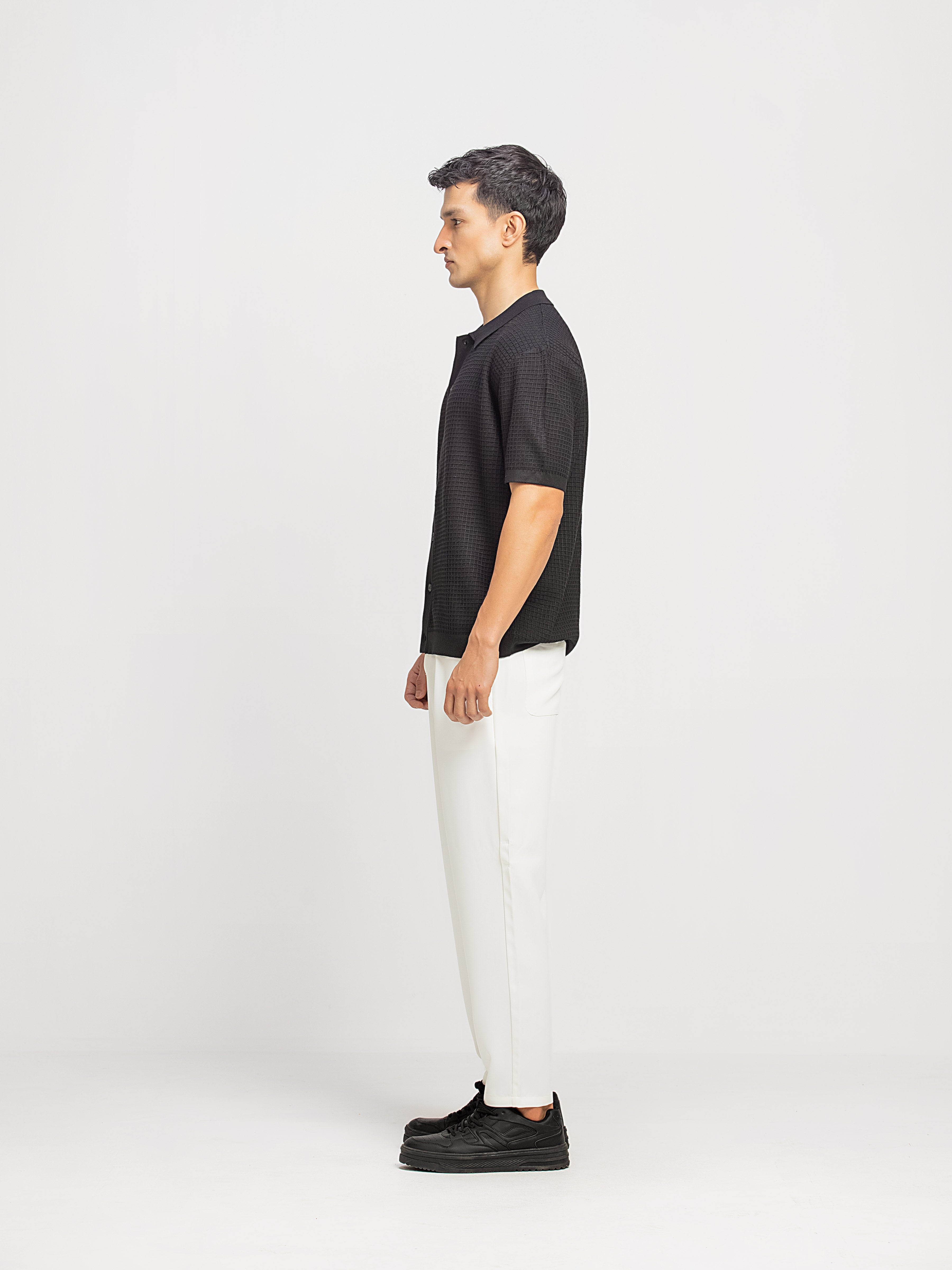 Textured Knit Shirt - FMTS5-32310