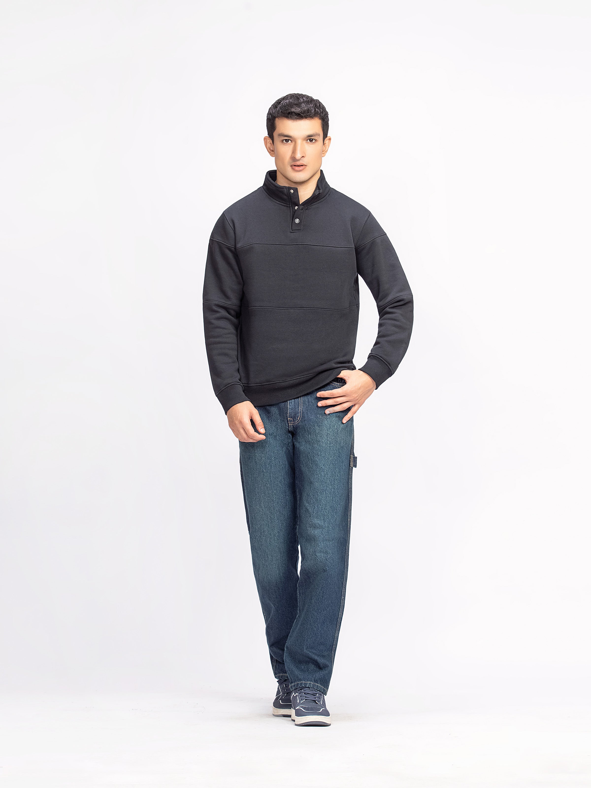 Cut & Sew Fleece Sweatshirt - FMTSS24-092