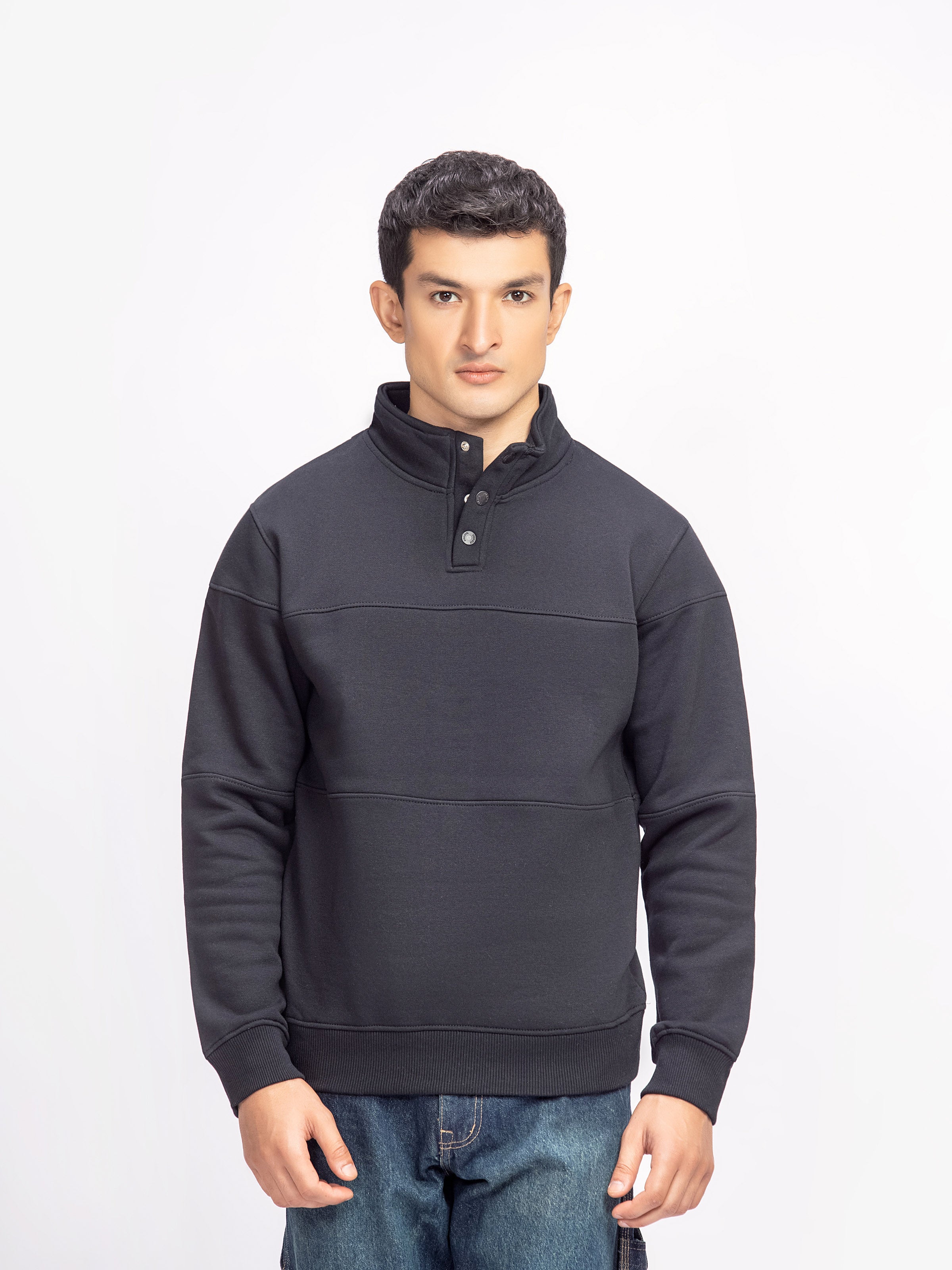 Cut & Sew Fleece Sweatshirt - FMTSS24-092