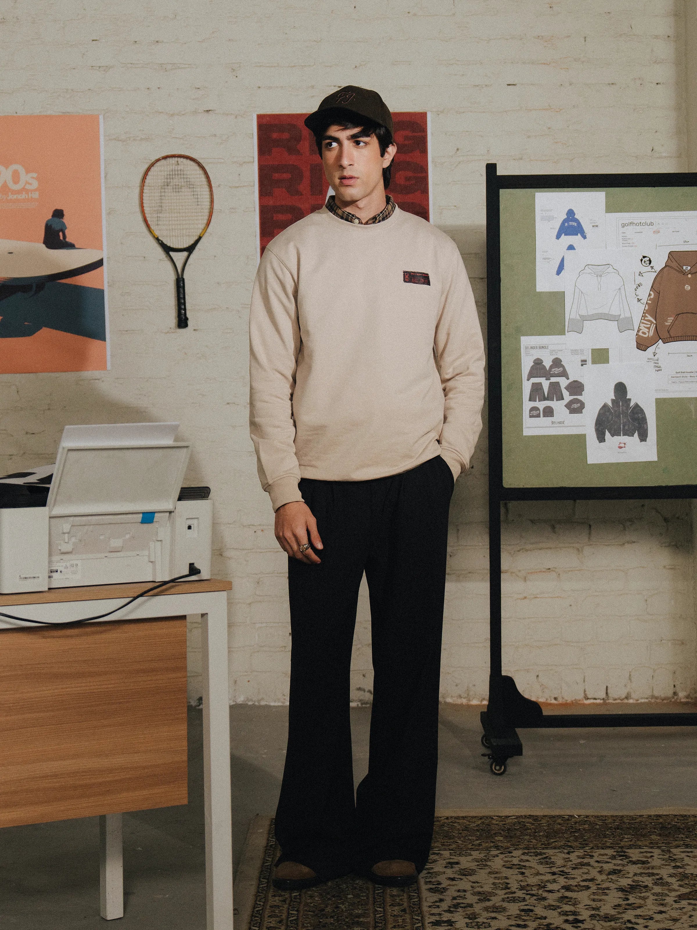 Regular Fit French Terry Sweatshirt - FMTSS5-025