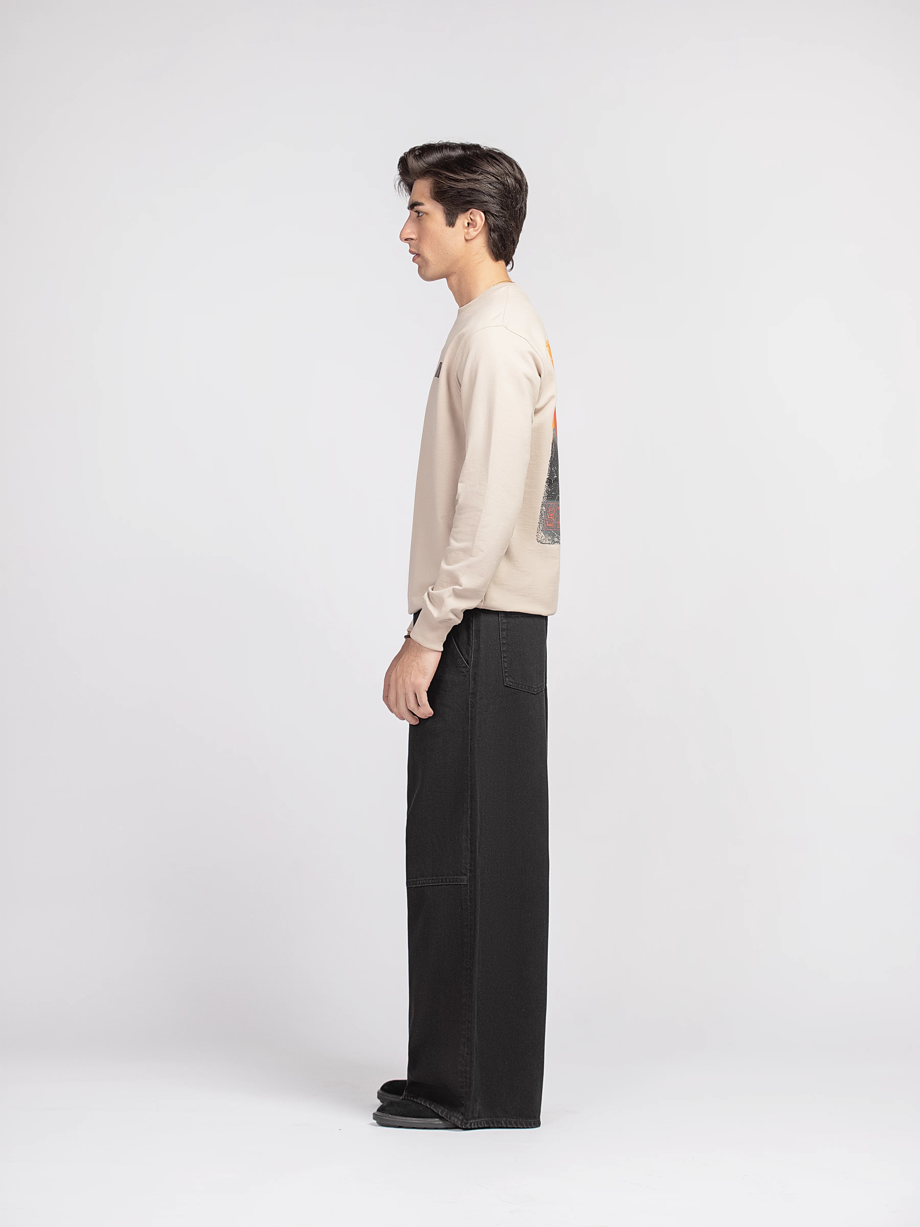 Regular Fit French Terry Sweatshirt - FMTSS5-025