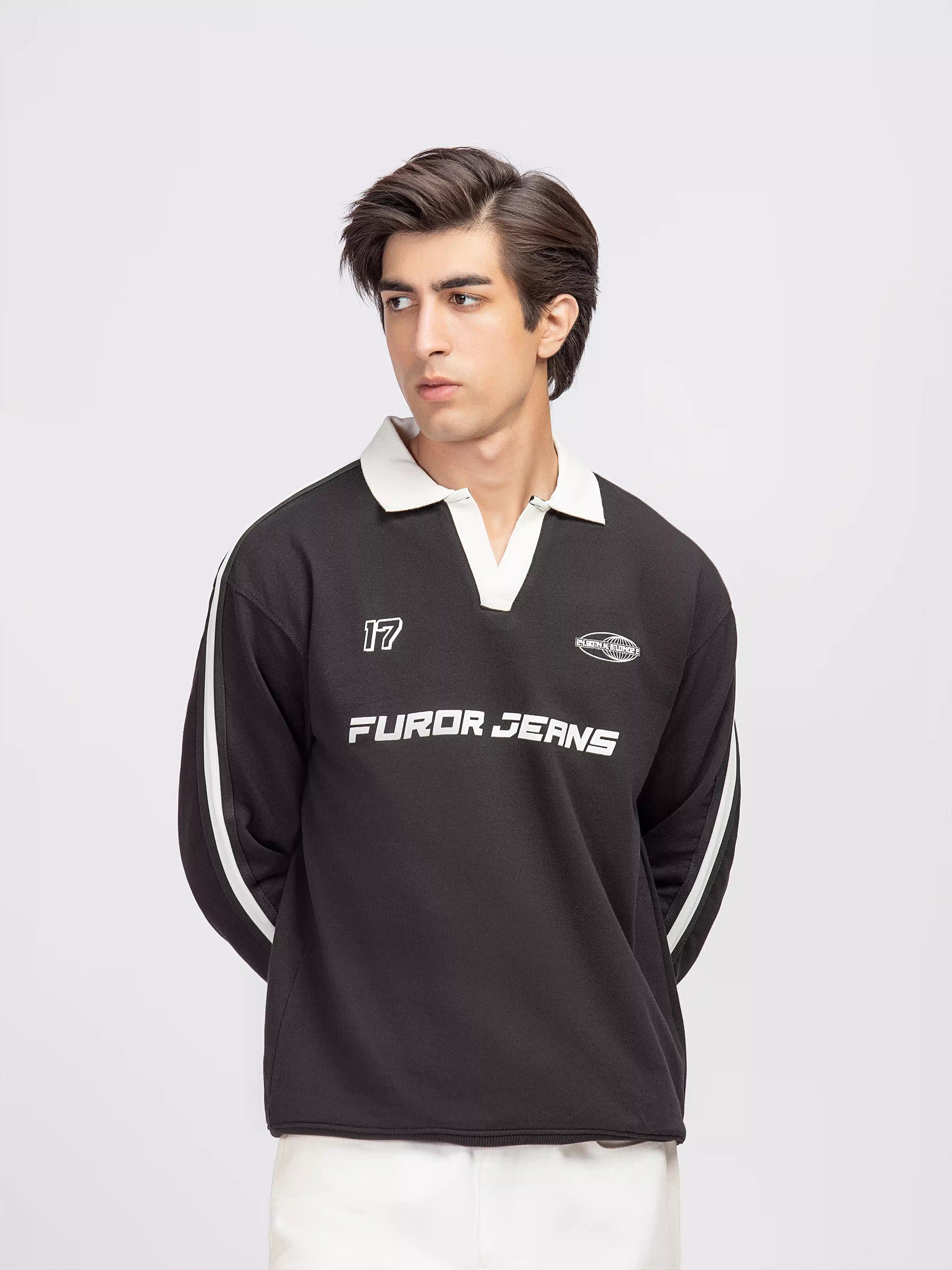 Relaxed Fit Fleece Sweatshirt - FMTSS5-029