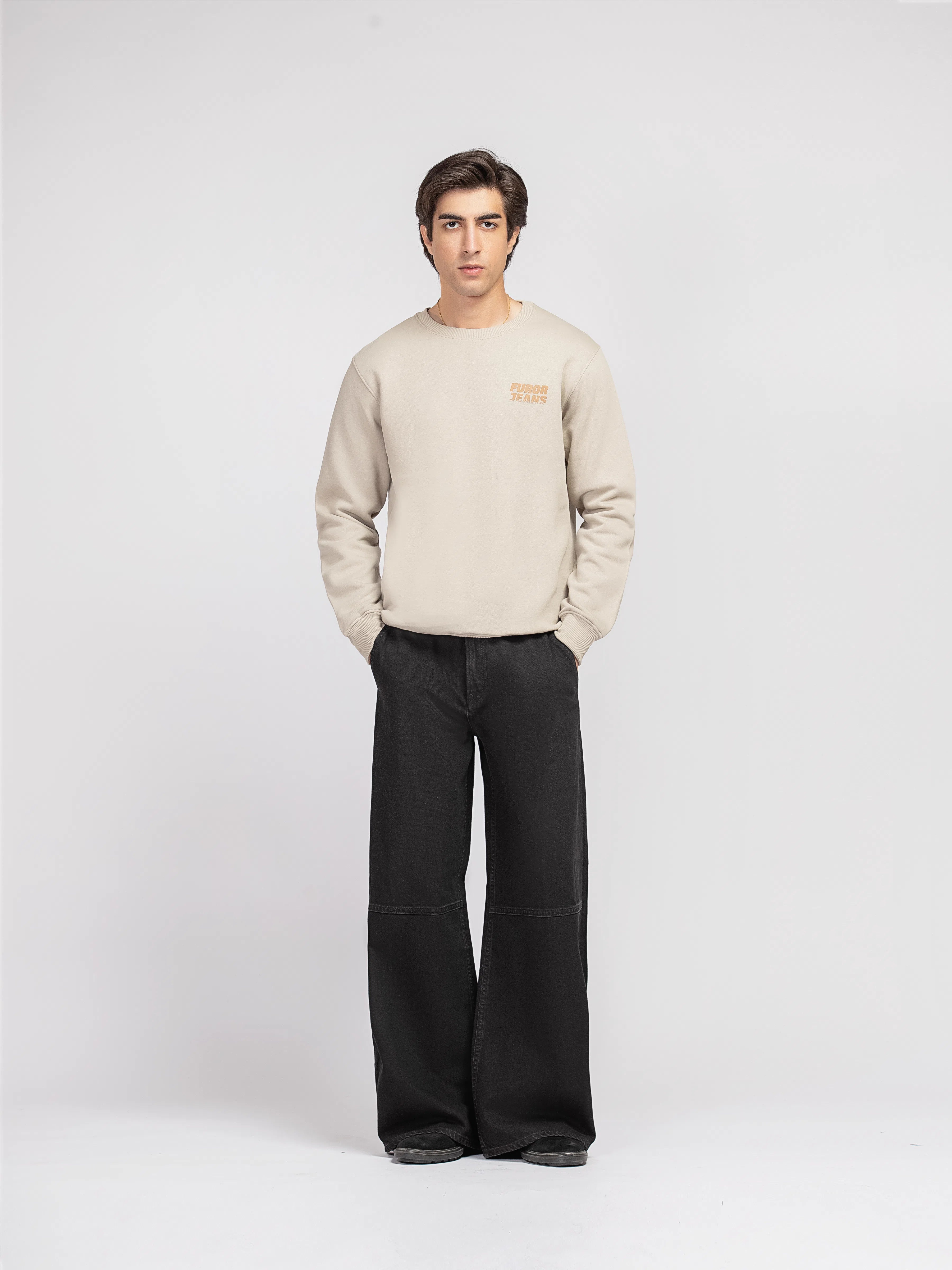 Regular Fit Fleece Sweatshirt - FMTSS5-032