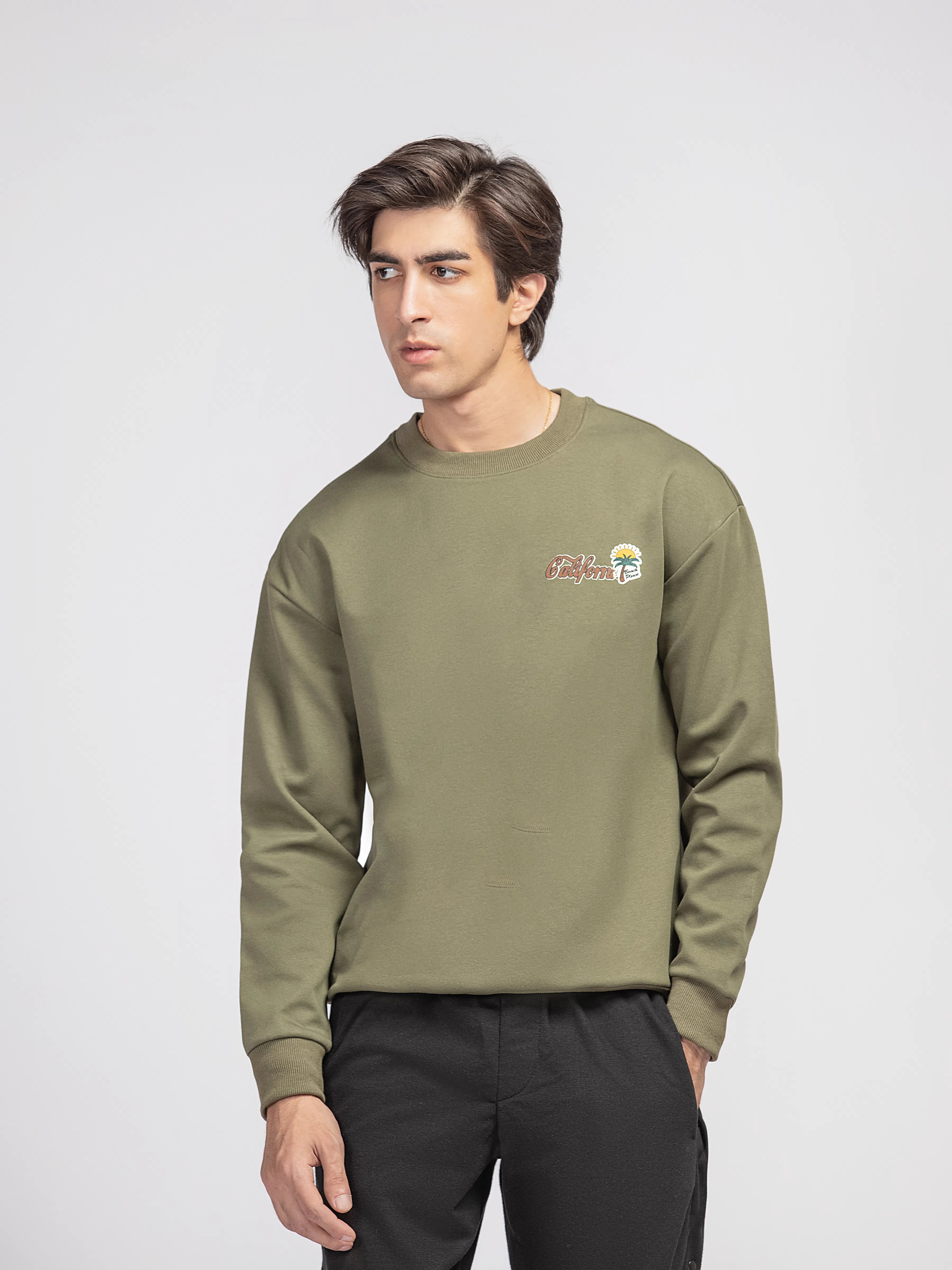Regular Fit Interlock Sweatshirt - FMTSS5-057