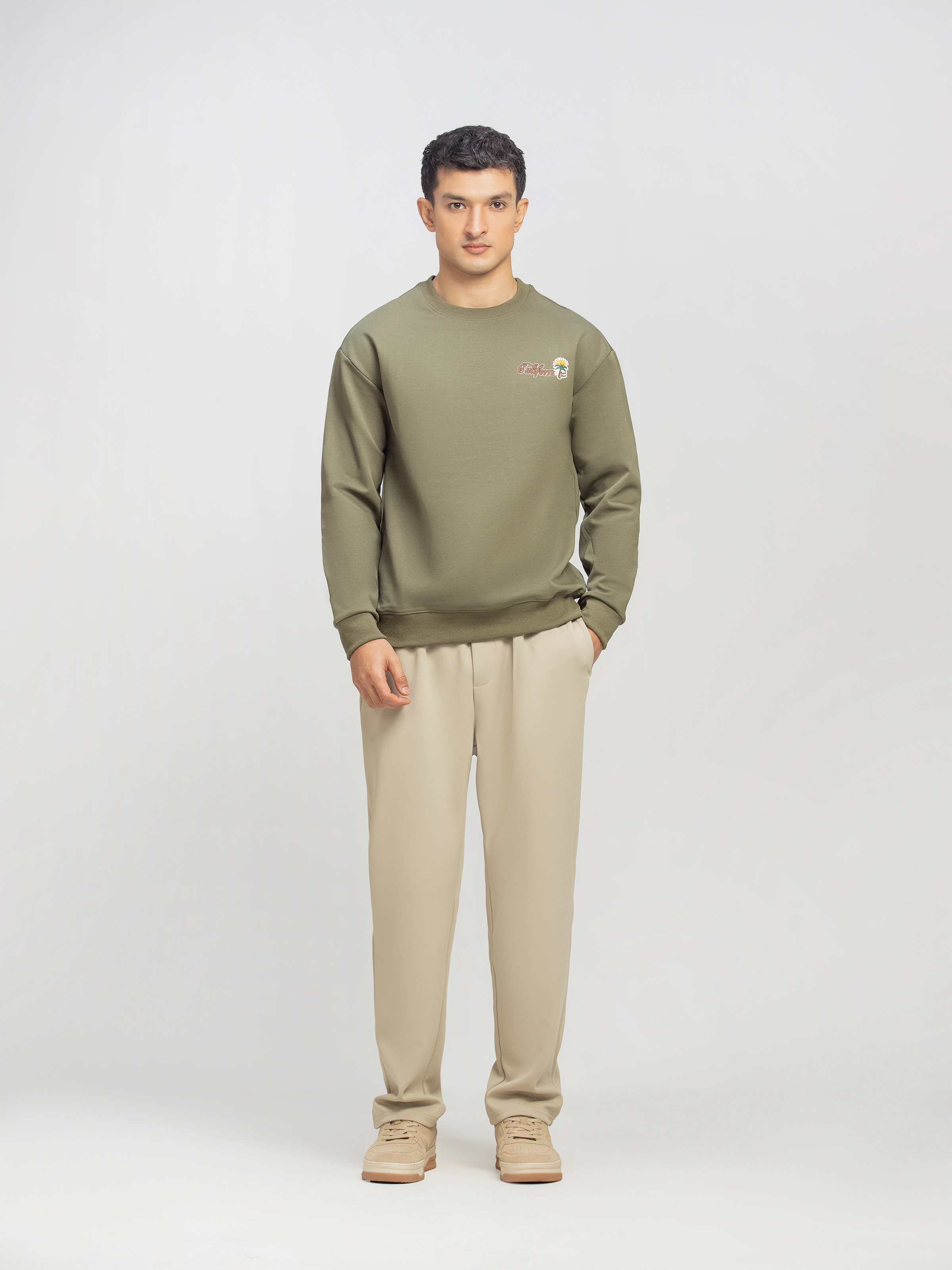 Regular Fit Interlock Sweatshirt - FMTSS5-057