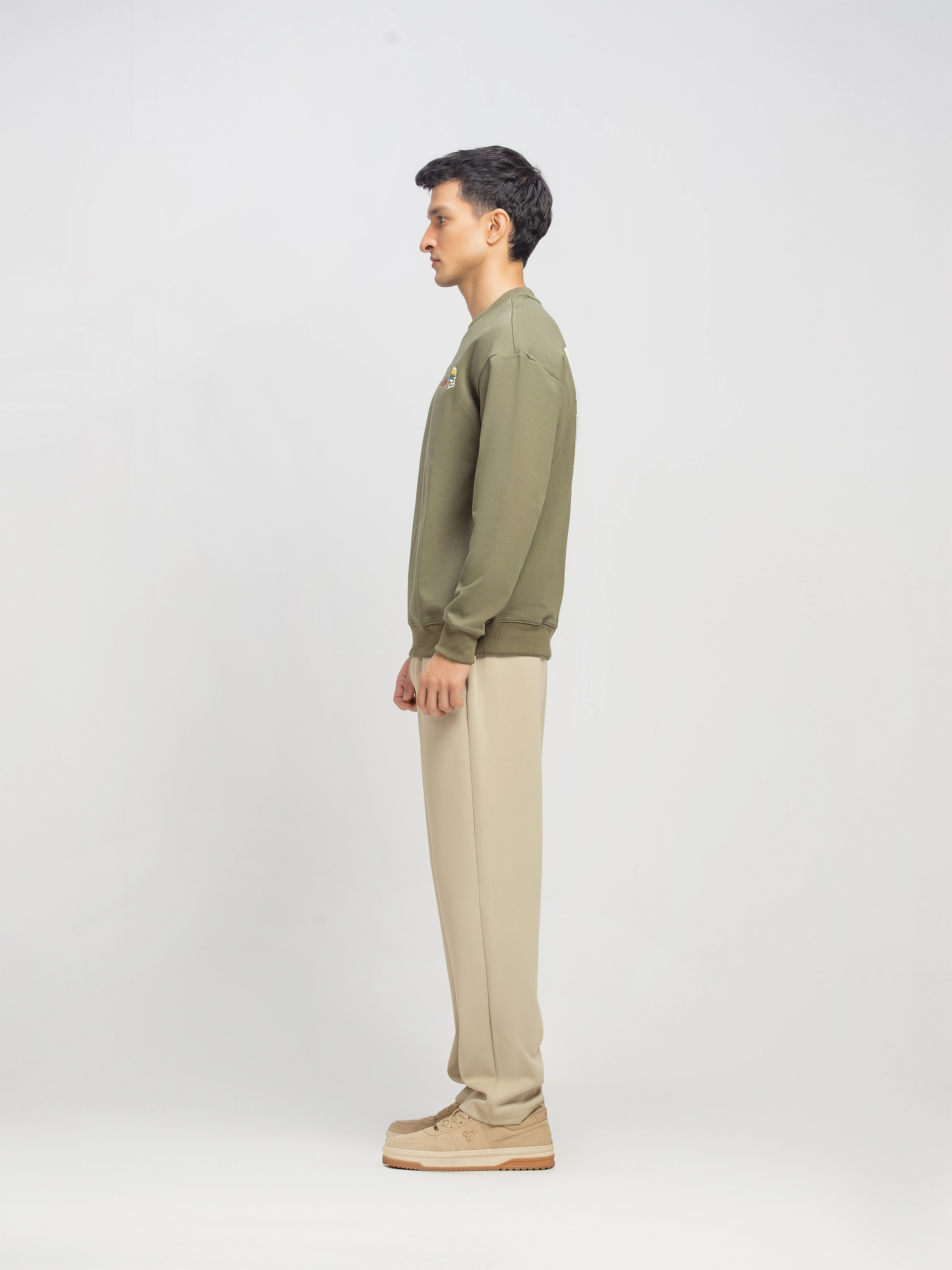 Regular Fit Interlock Sweatshirt - FMTSS5-057