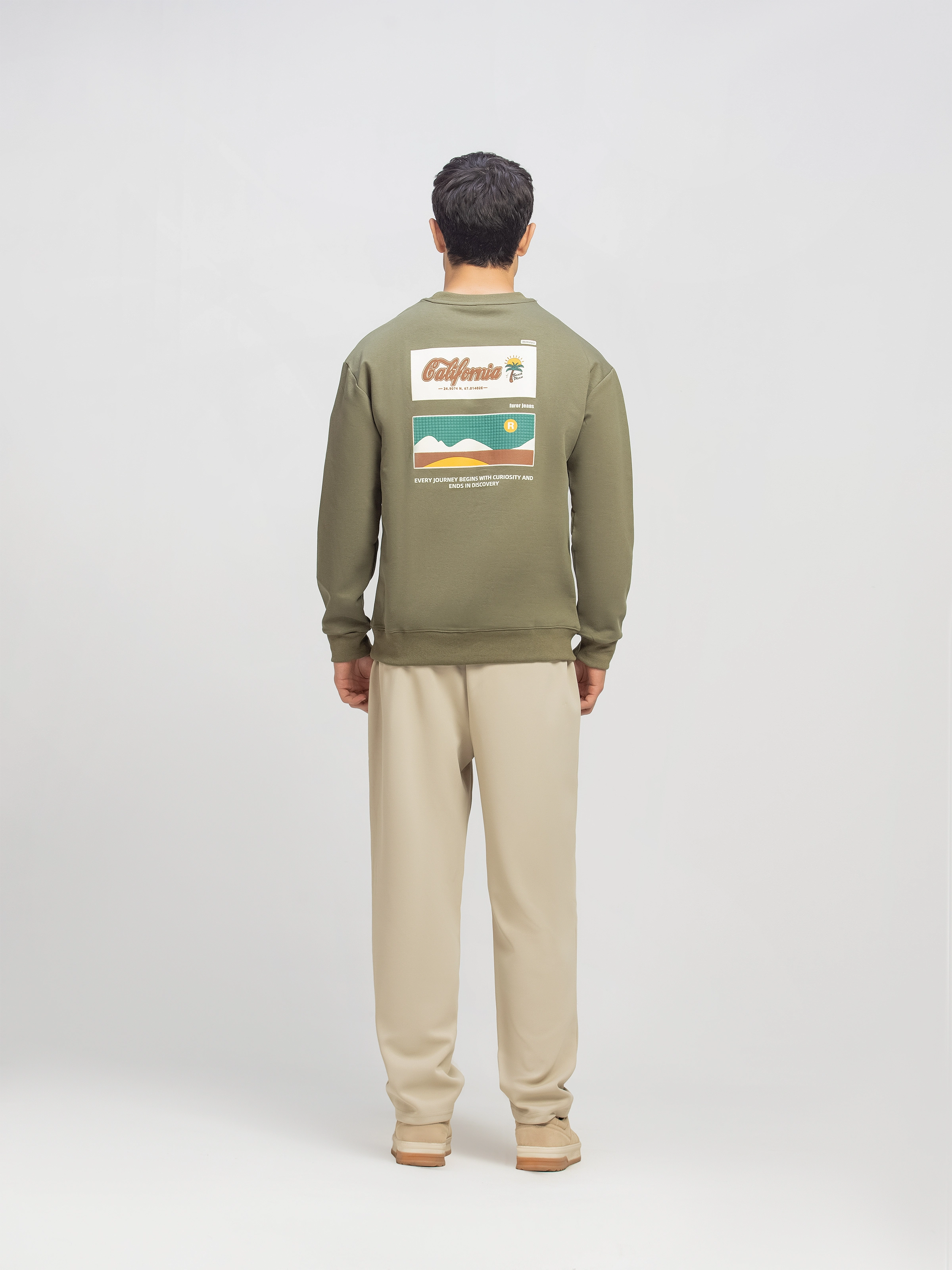 Regular Fit Interlock Sweatshirt - FMTSS5-057