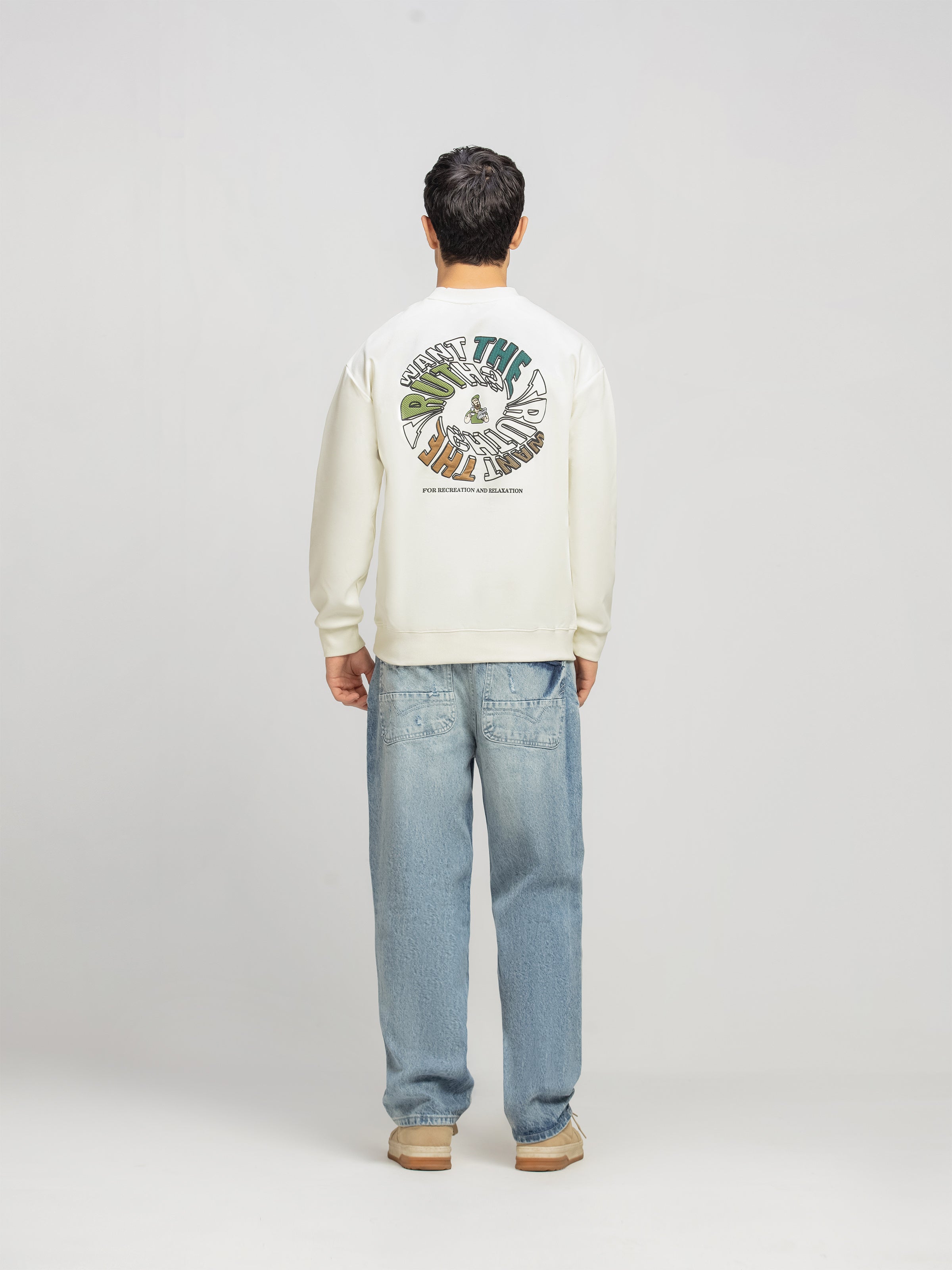 Regular Fit Interlock Sweatshirt - FMTSS5-058