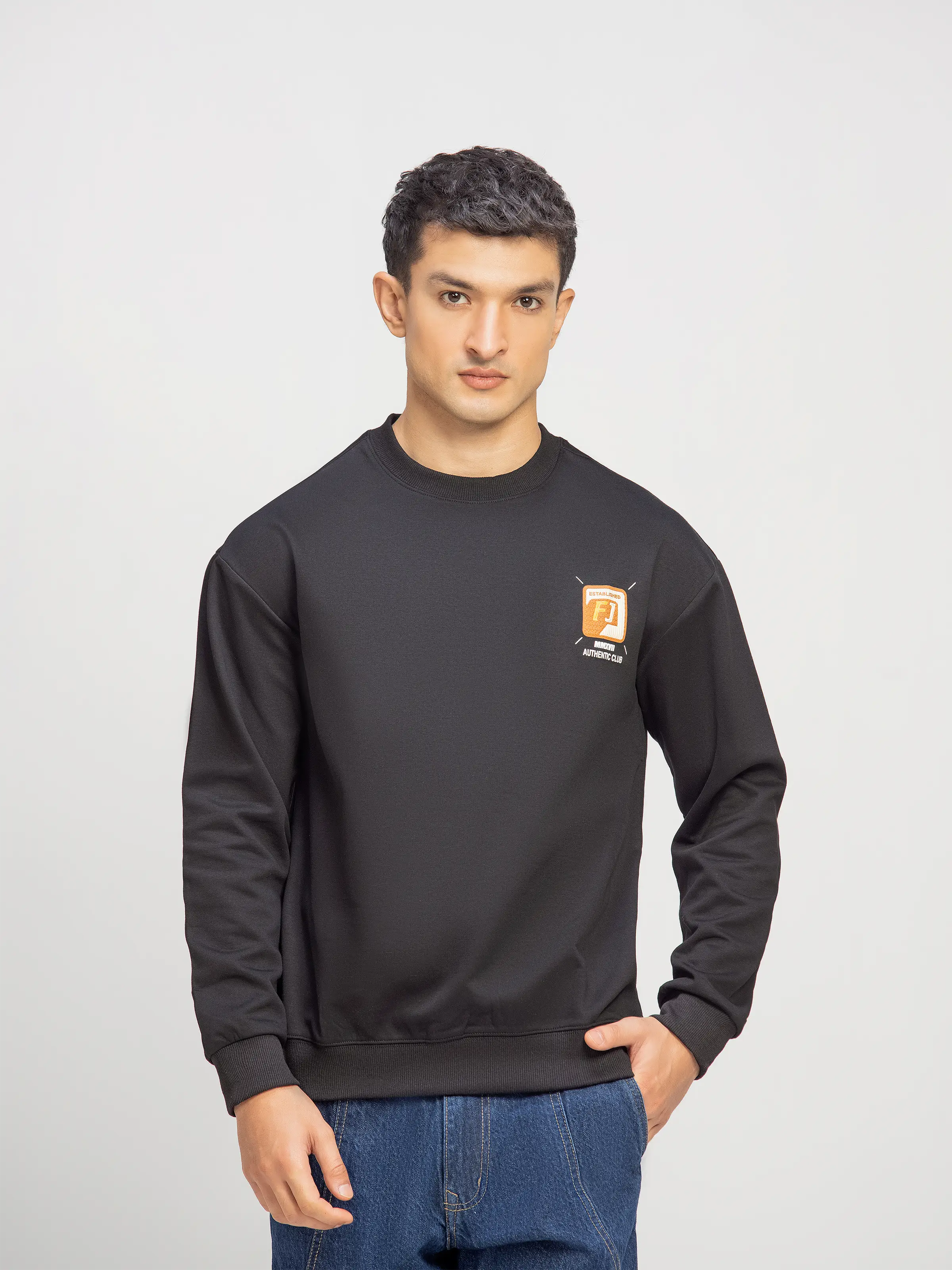 Regular Fit Interlock Sweatshirt - FMTSS5-059