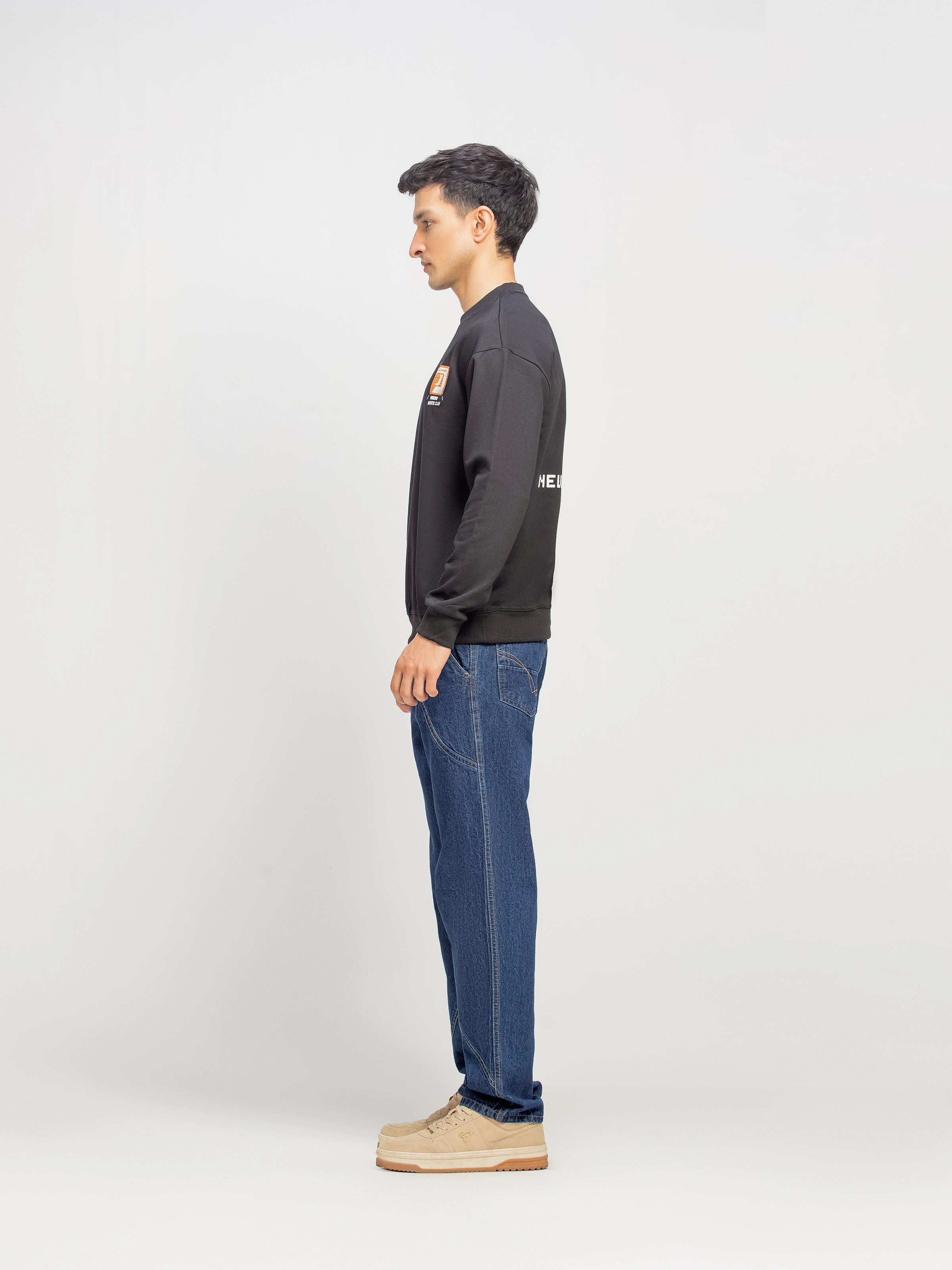 Regular Fit Interlock Sweatshirt - FMTSS5-059