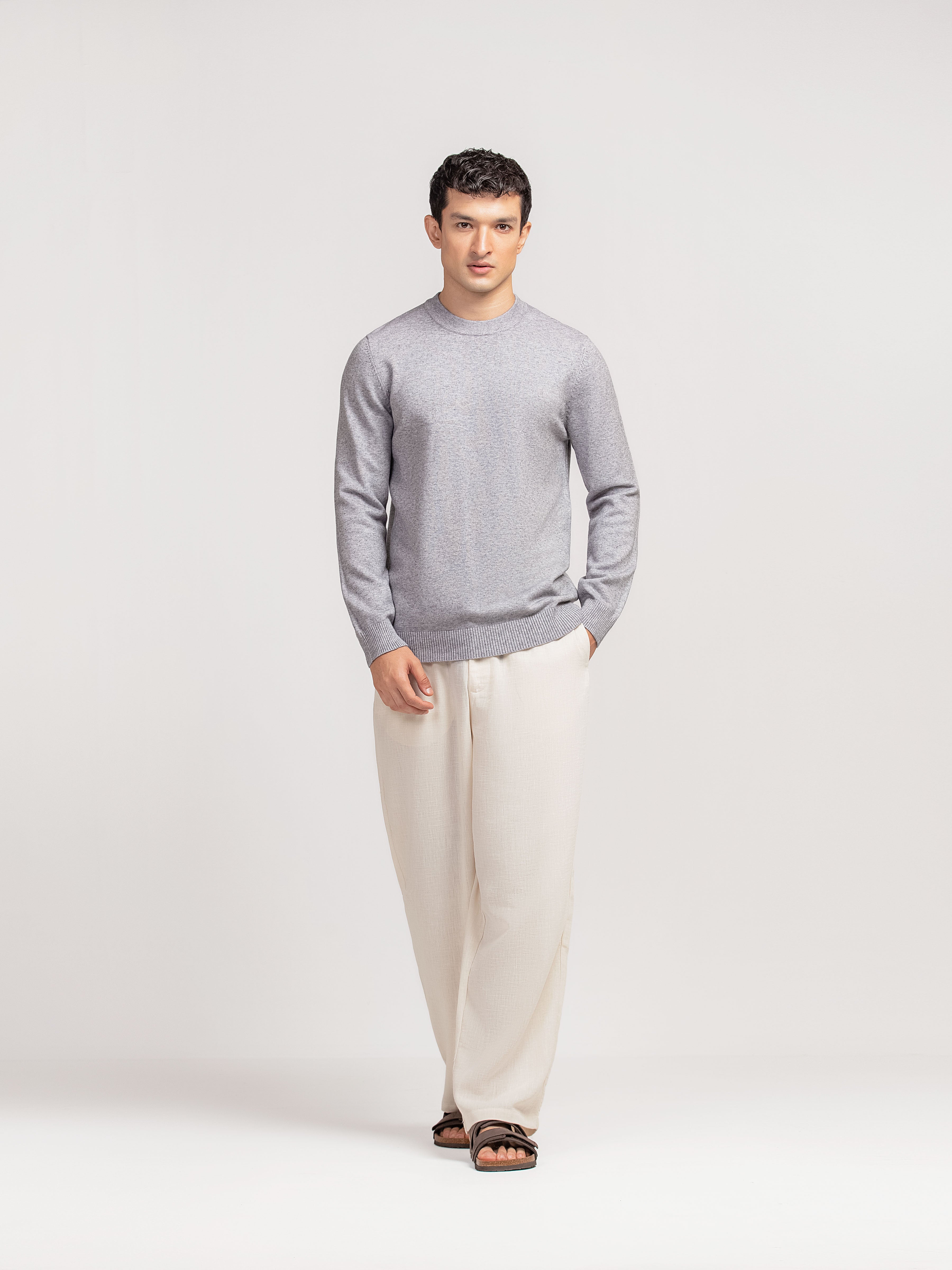 Regular Fit Knitted Sweater - FMTSWT5-005
