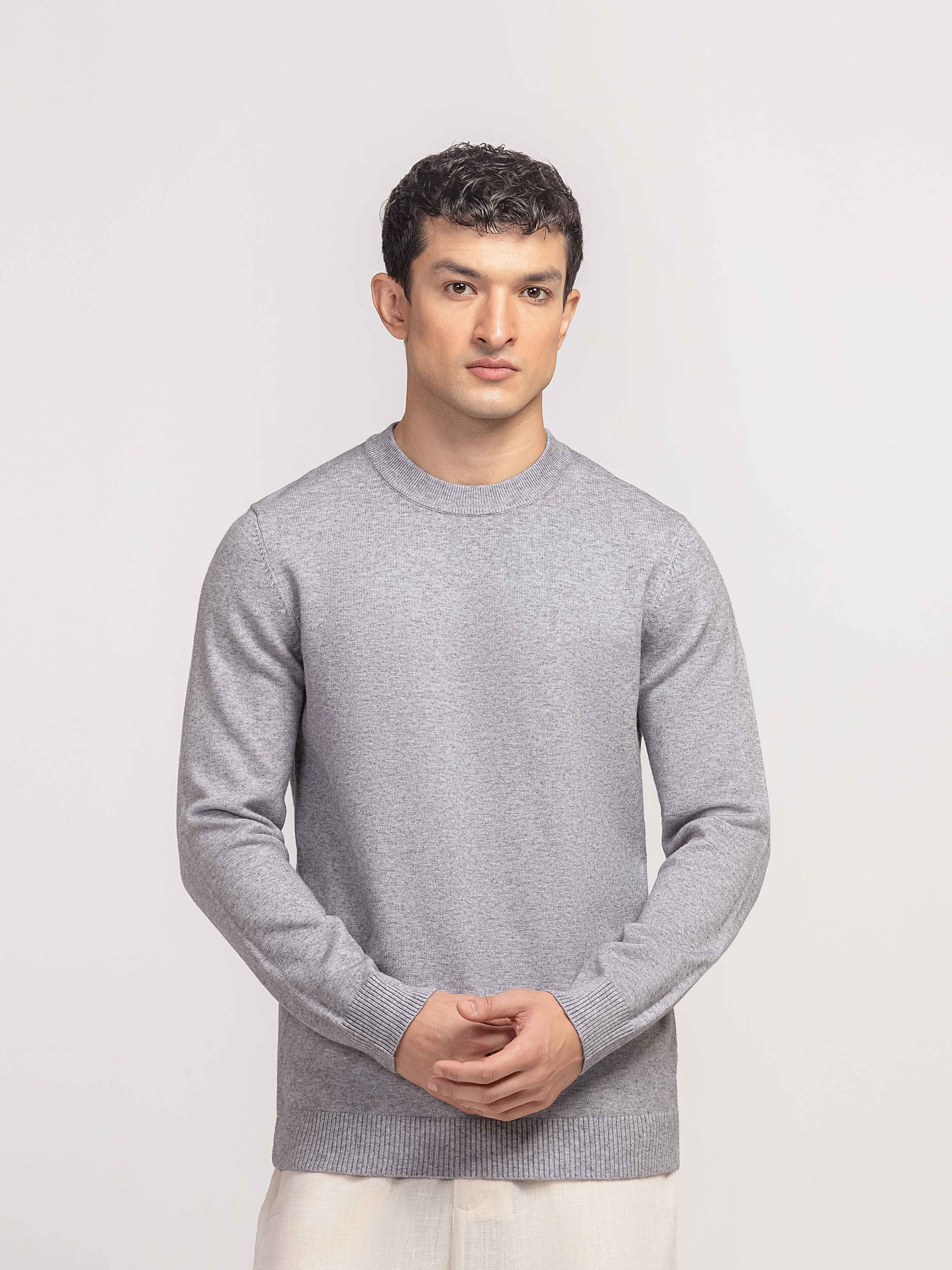 Regular Fit Knitted Sweater - FMTSWT5-005