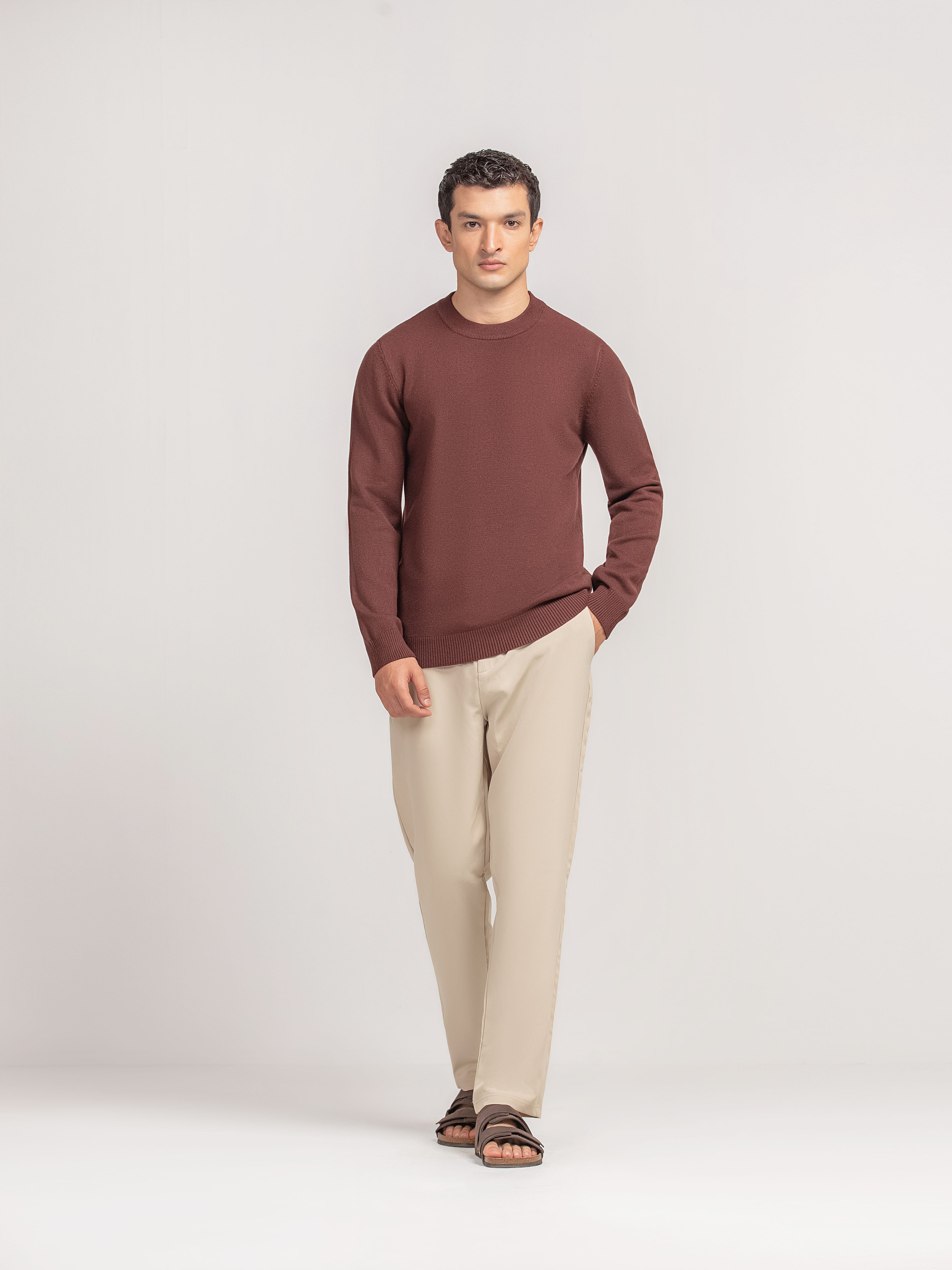 Regular Fit Knitted Sweater - FMTSWT5-006