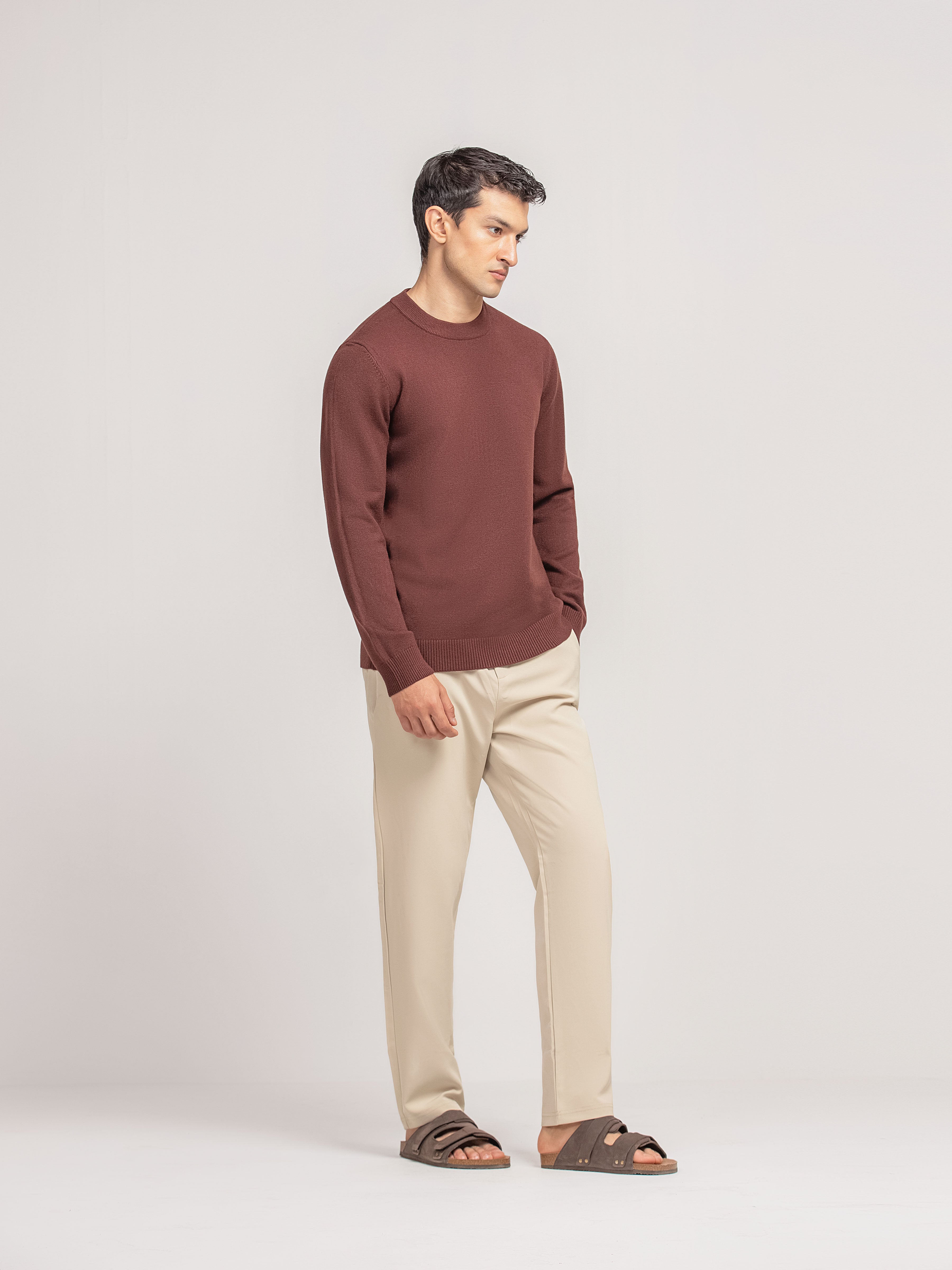 Regular Fit Knitted Sweater - FMTSWT5-006