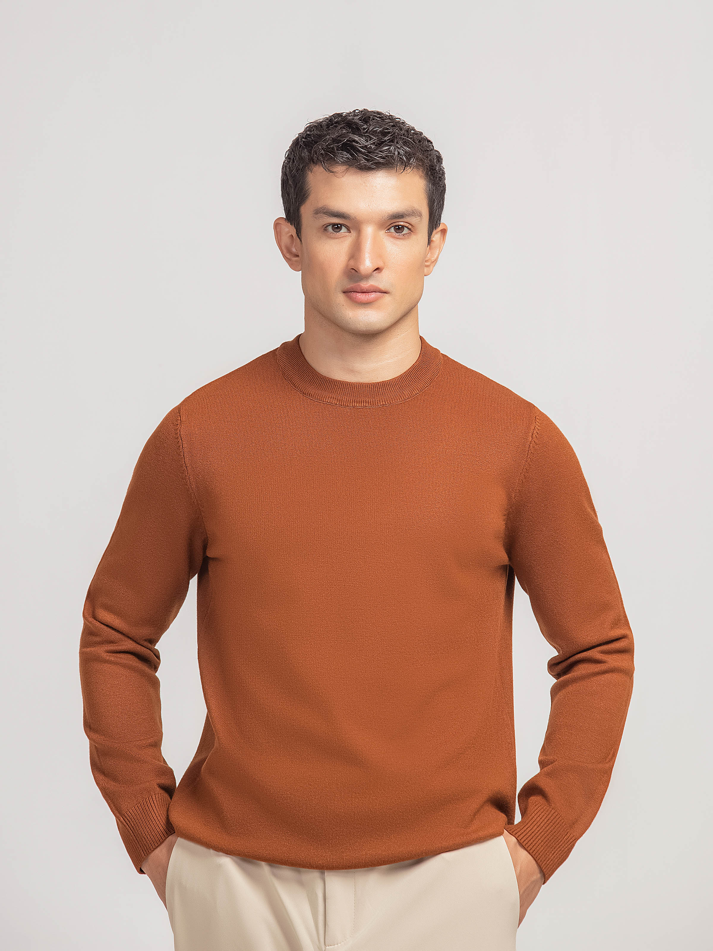 Regular Fit Knitted Sweater - FMTSWT5-007