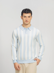 Striped Knitted Sweater - FMTSWT5-011