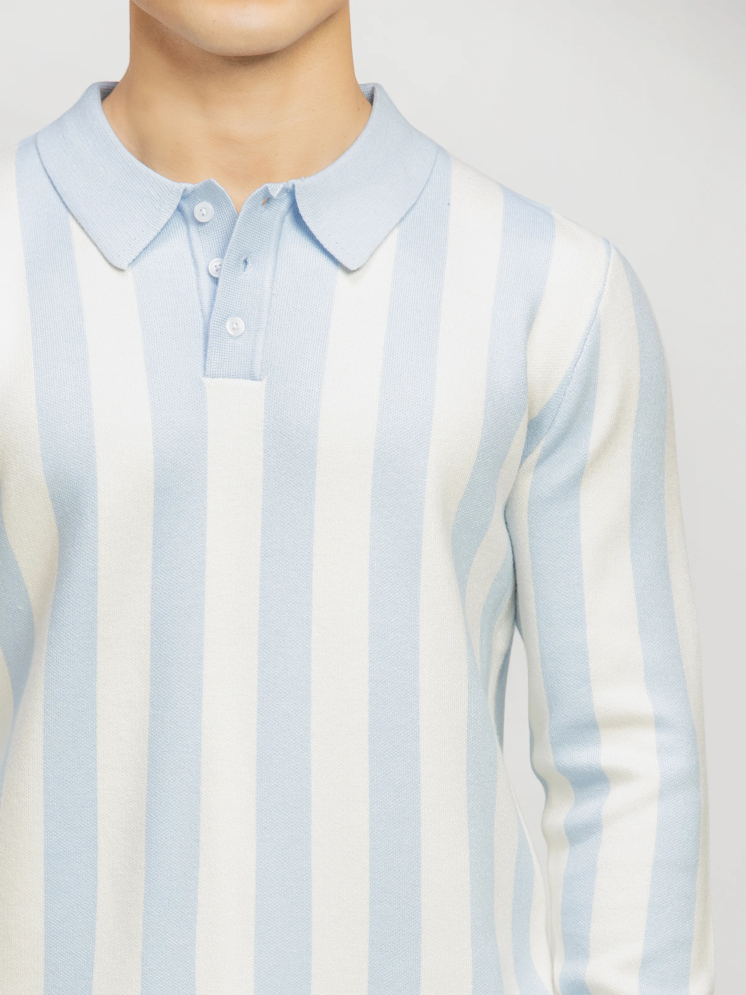 Striped Knitted Sweater - FMTSWT5-011