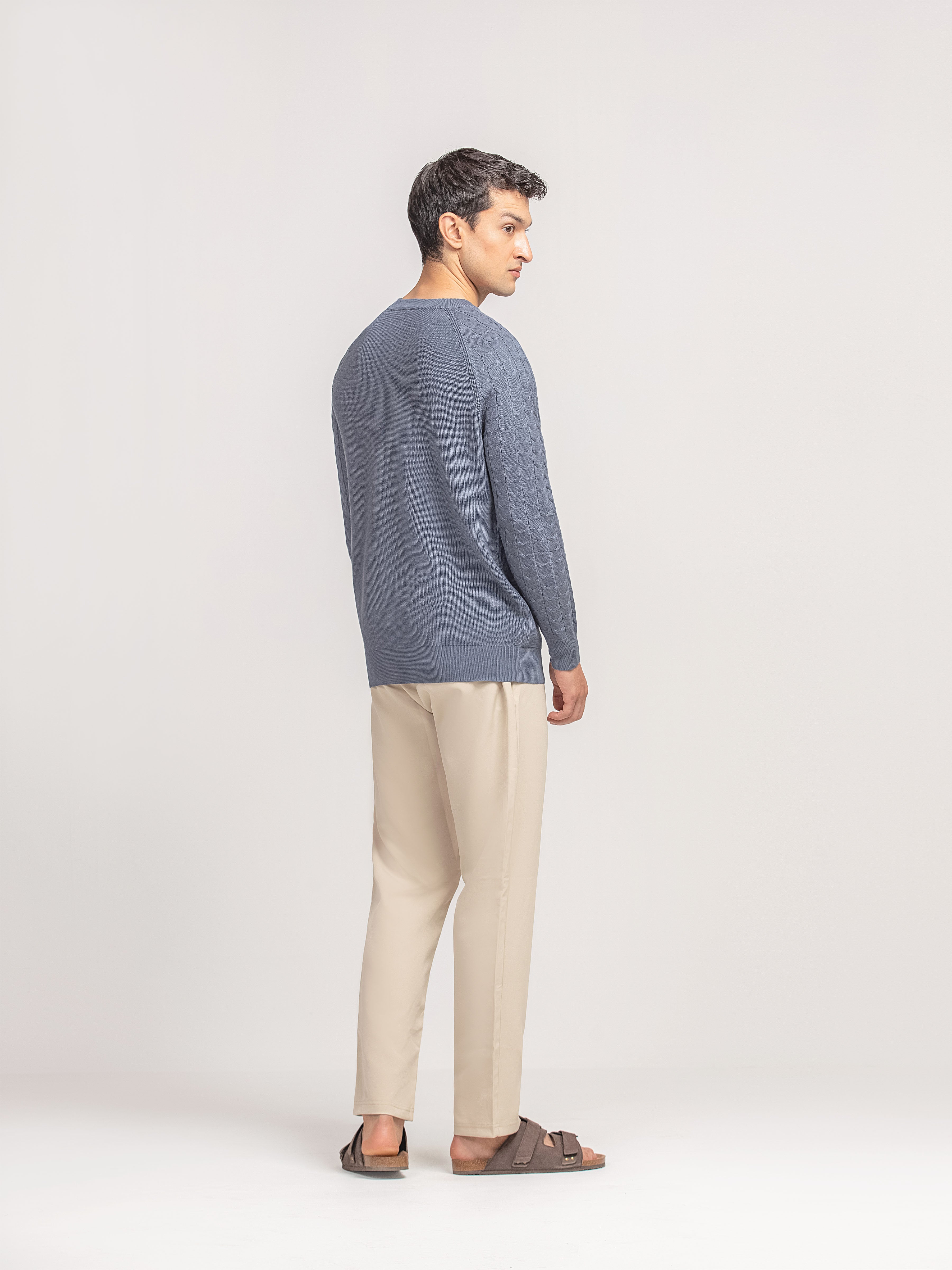 Textured Knit Sweater - FMTSWT5-013