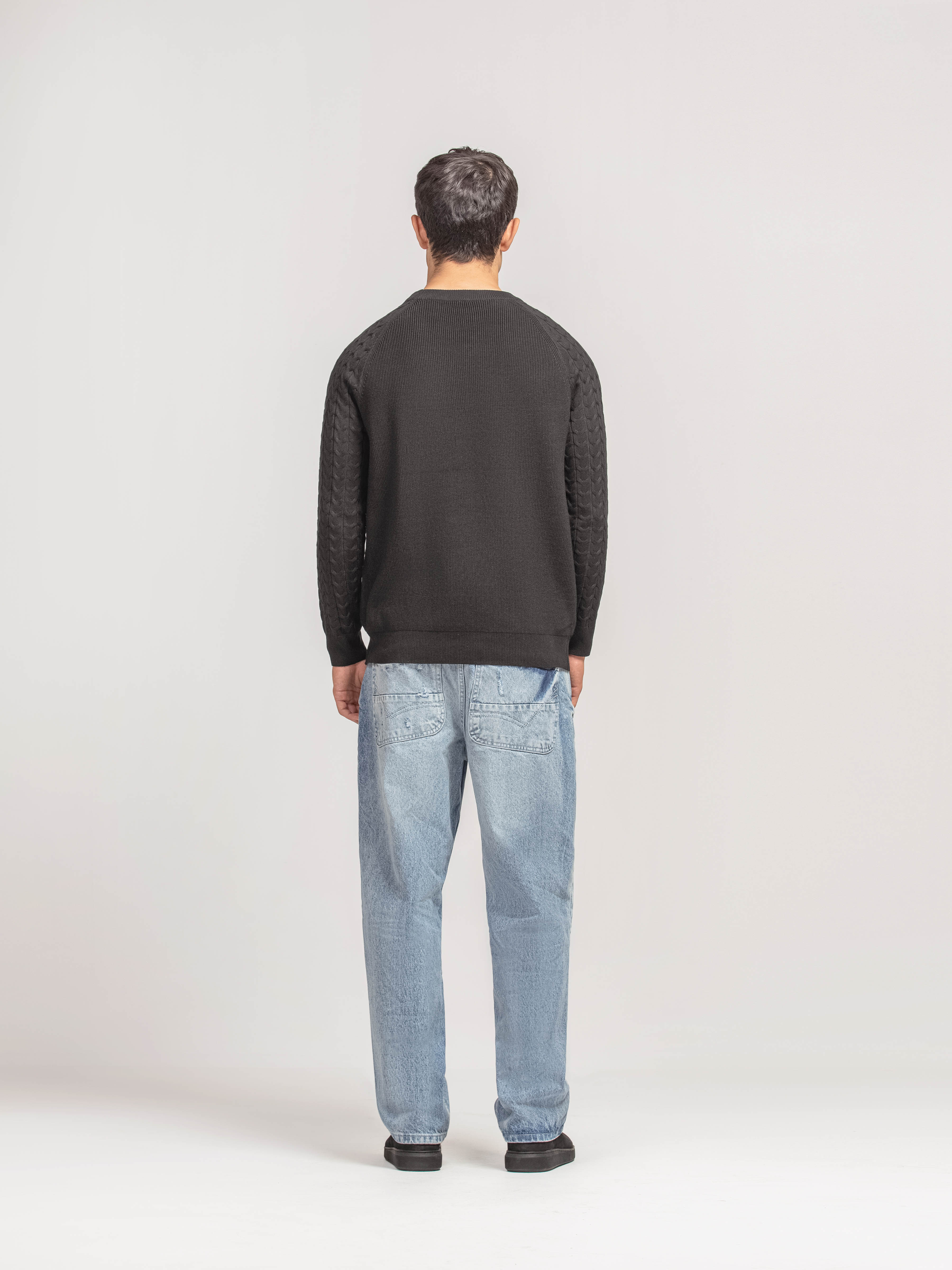 Textured Knit Sweater - FMTSWT5-014