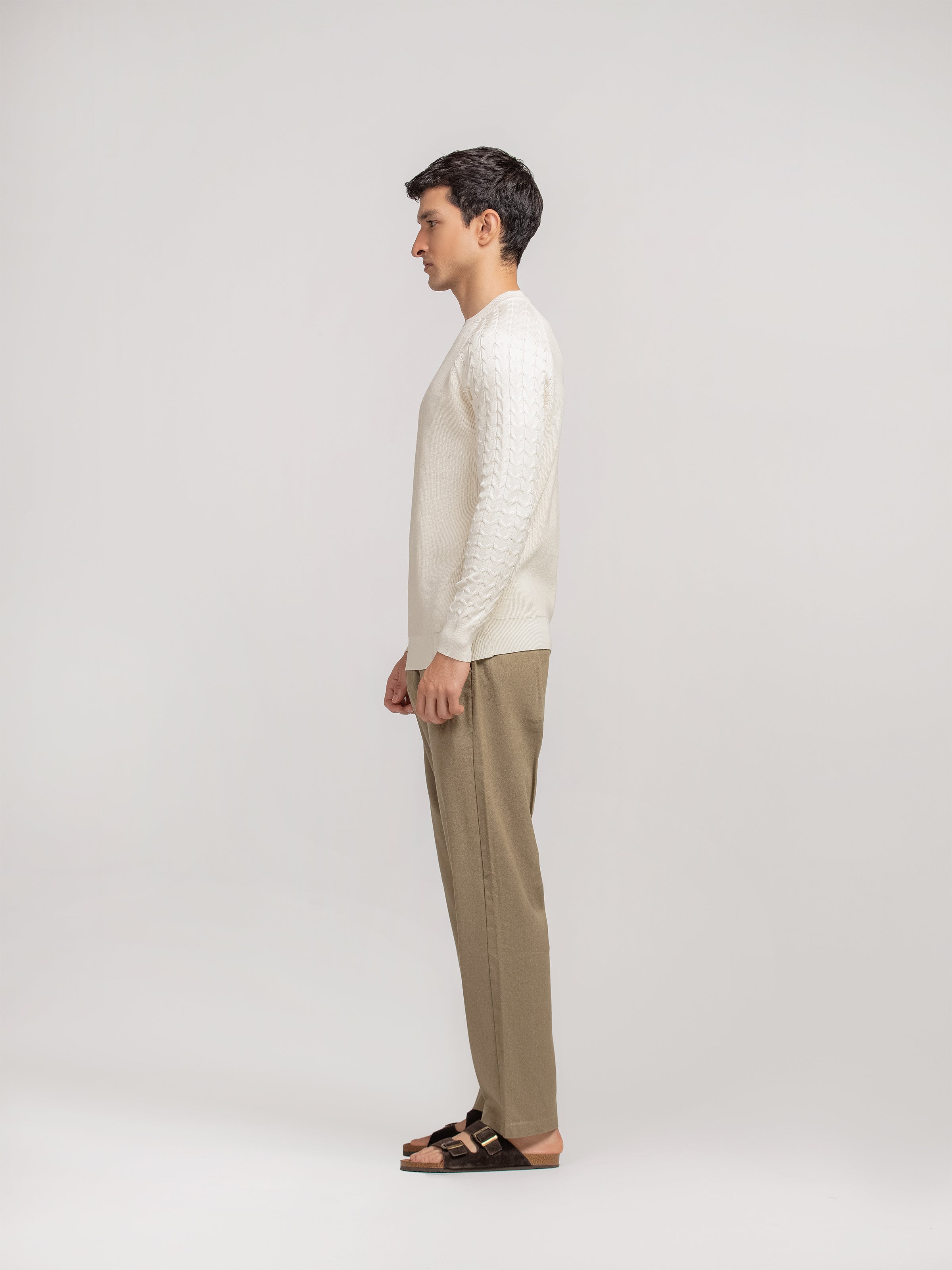 Textured Knit Sweater - FMTSWT5-015